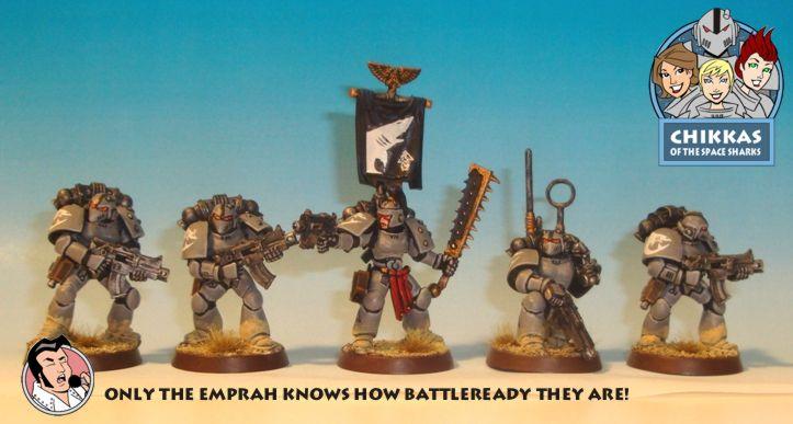 Female, Female Space Marines, Fun, Space Sharks