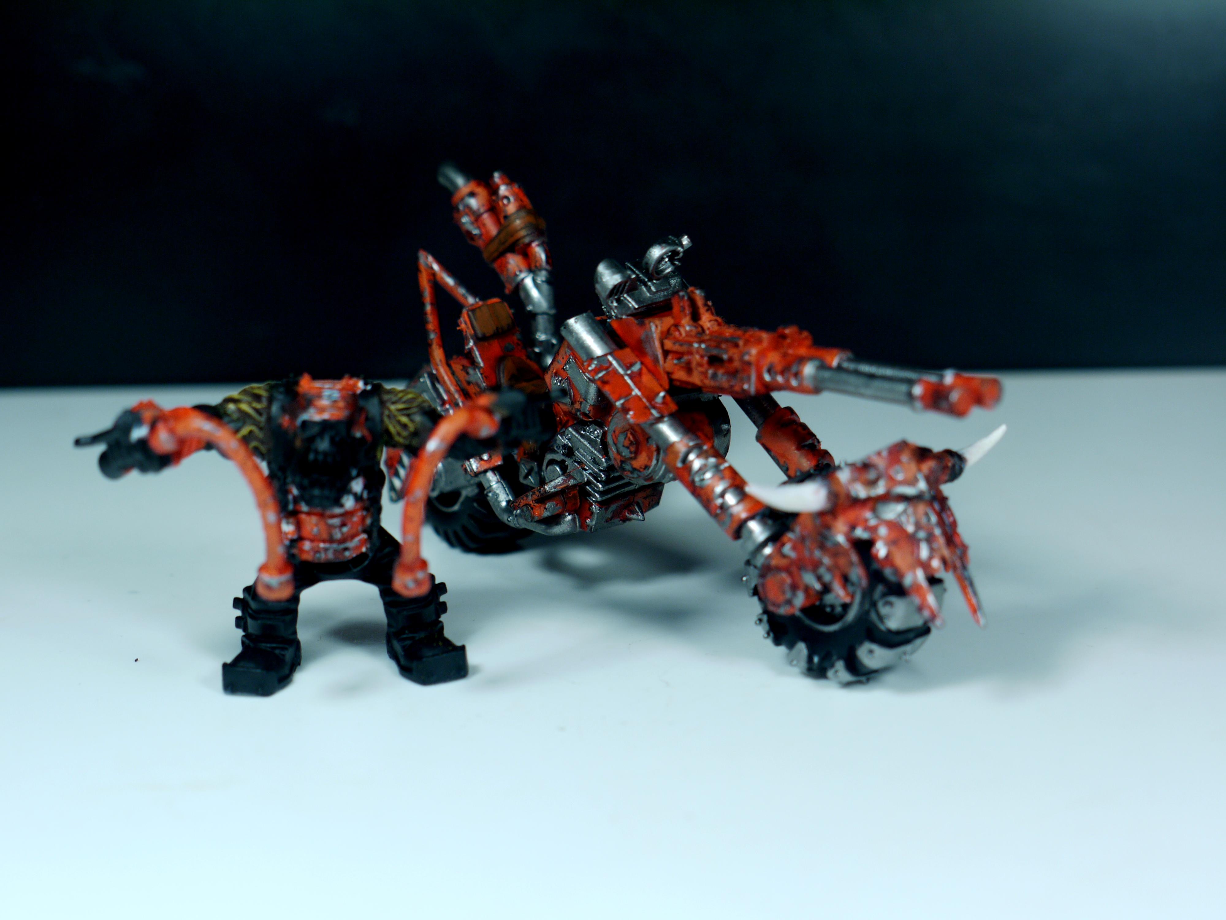 Bike, Orange, Orks, Speed, Work In Progress