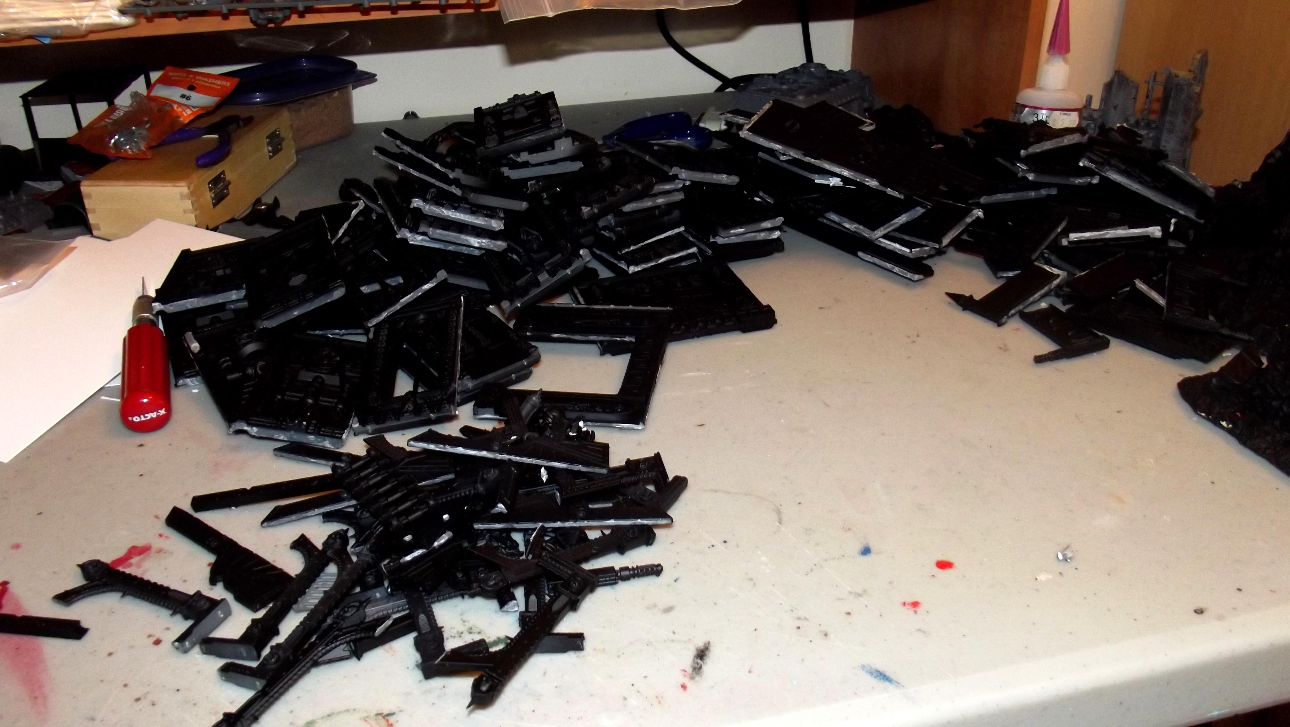 Pile of Wall Parts