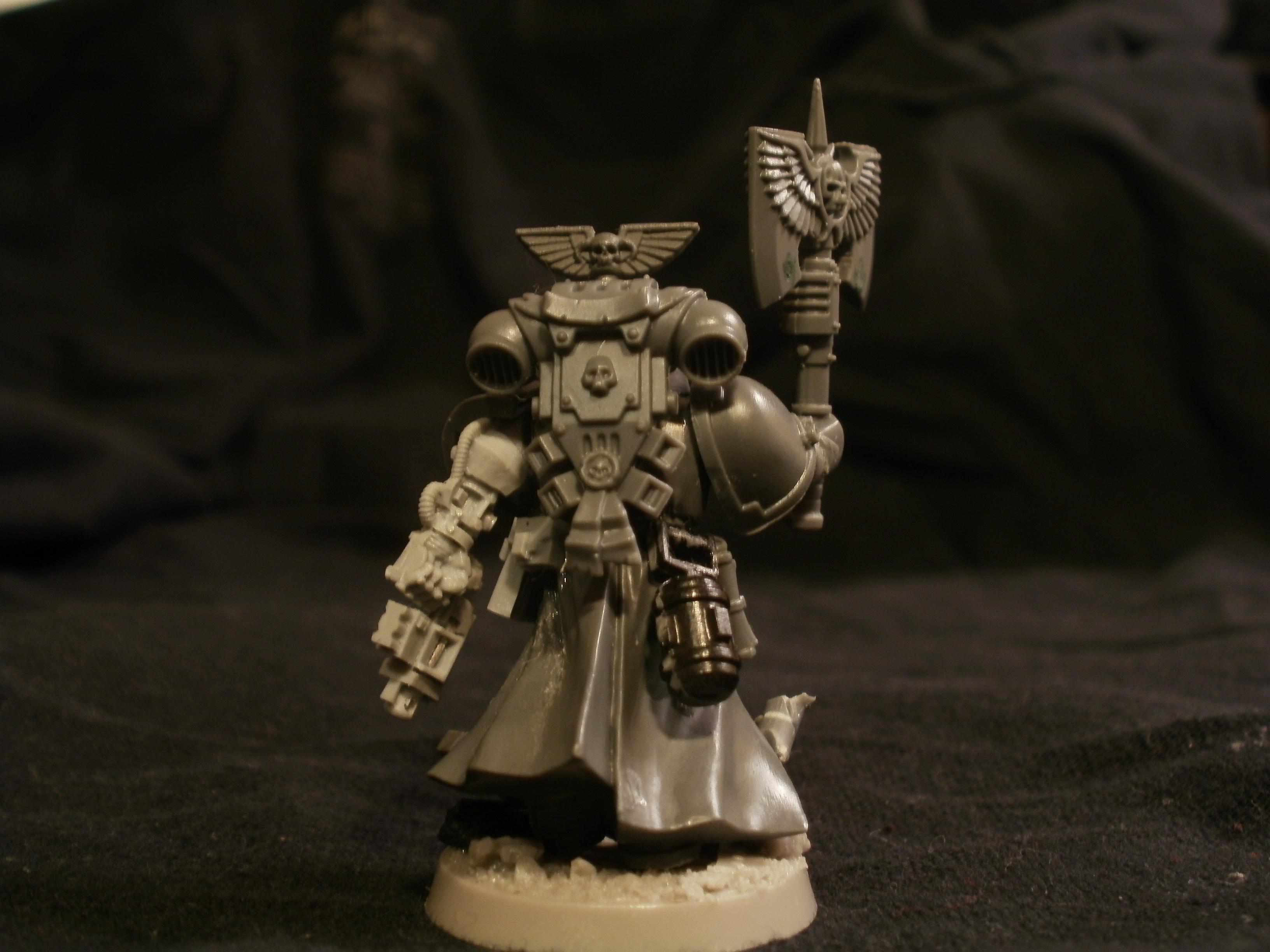 Bionics, Conversion, Dragon Forge, Forge World, Kitbash, Sergeant, Space Marines, Steel Confessors, Tactical, Work In Progress