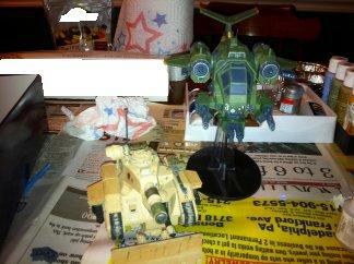 Leman Russ, Air and ground support