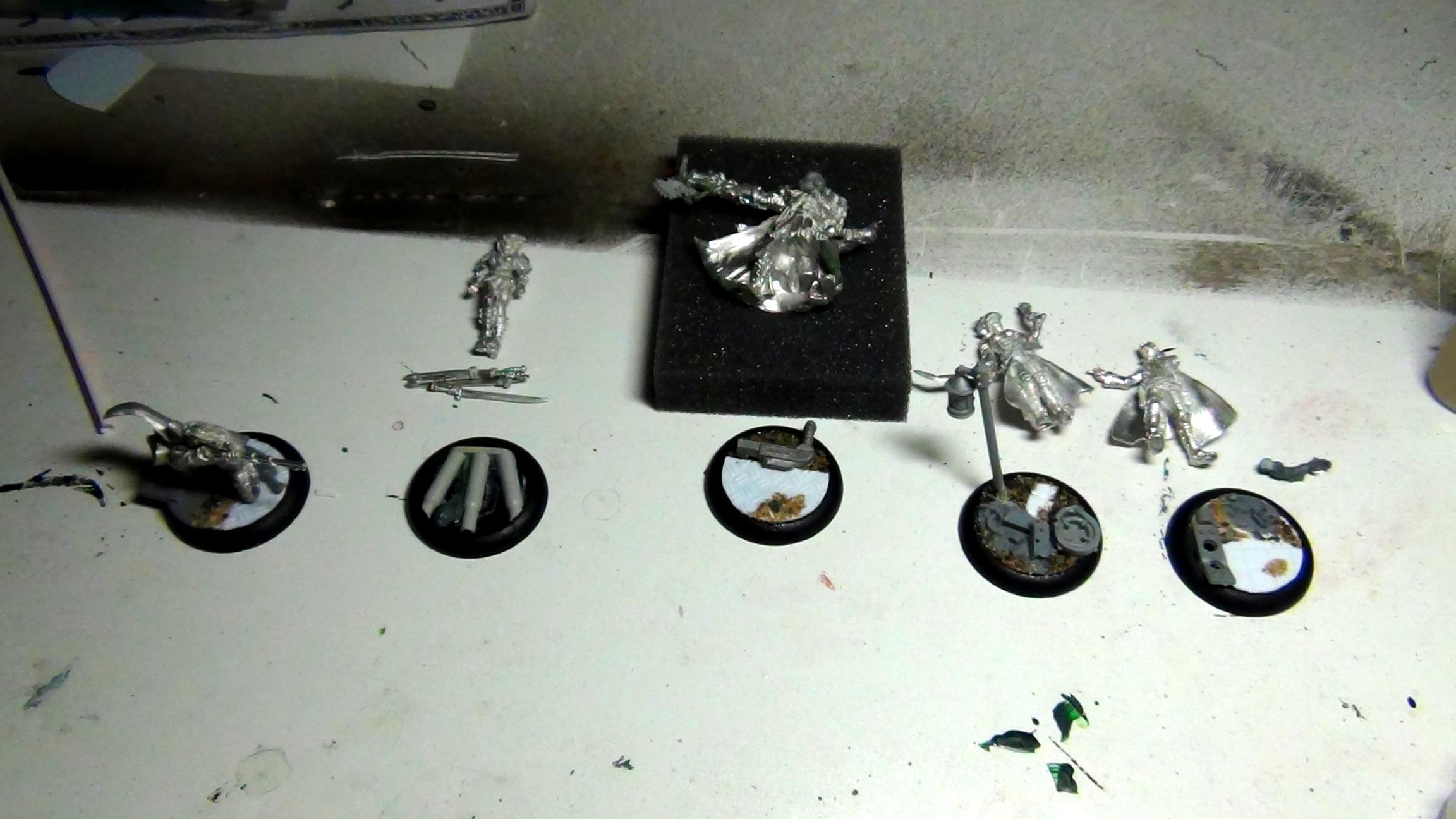 Conversion, Greenstuff, Inquisitor, Warhammer 40,000, Work In Progress
