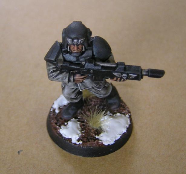 Cadians, Imperial Guard, Snow Effect