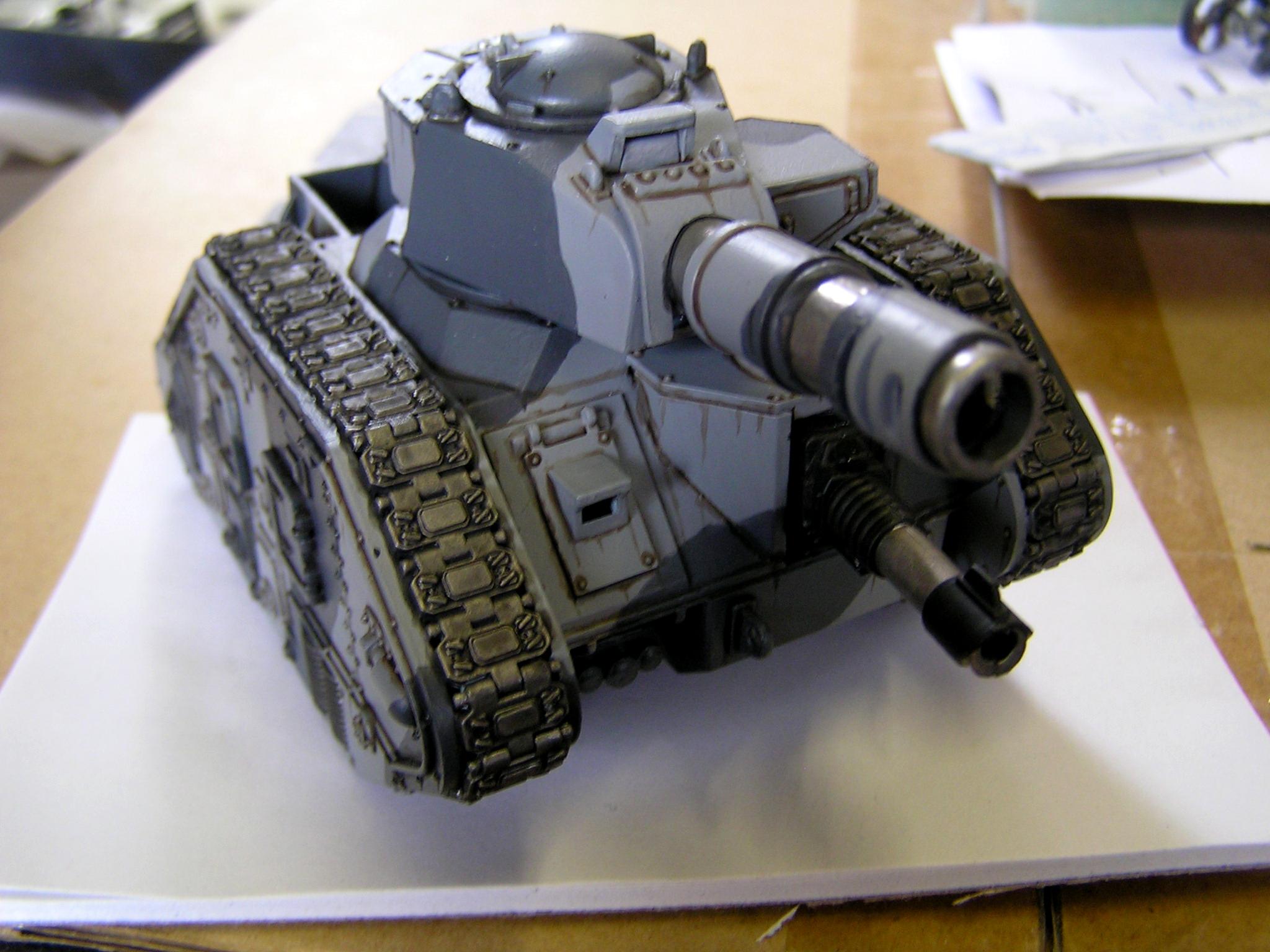 Guard, Imperial, Imperial Guard, Leman Russ, Oil, Tank, Weathered