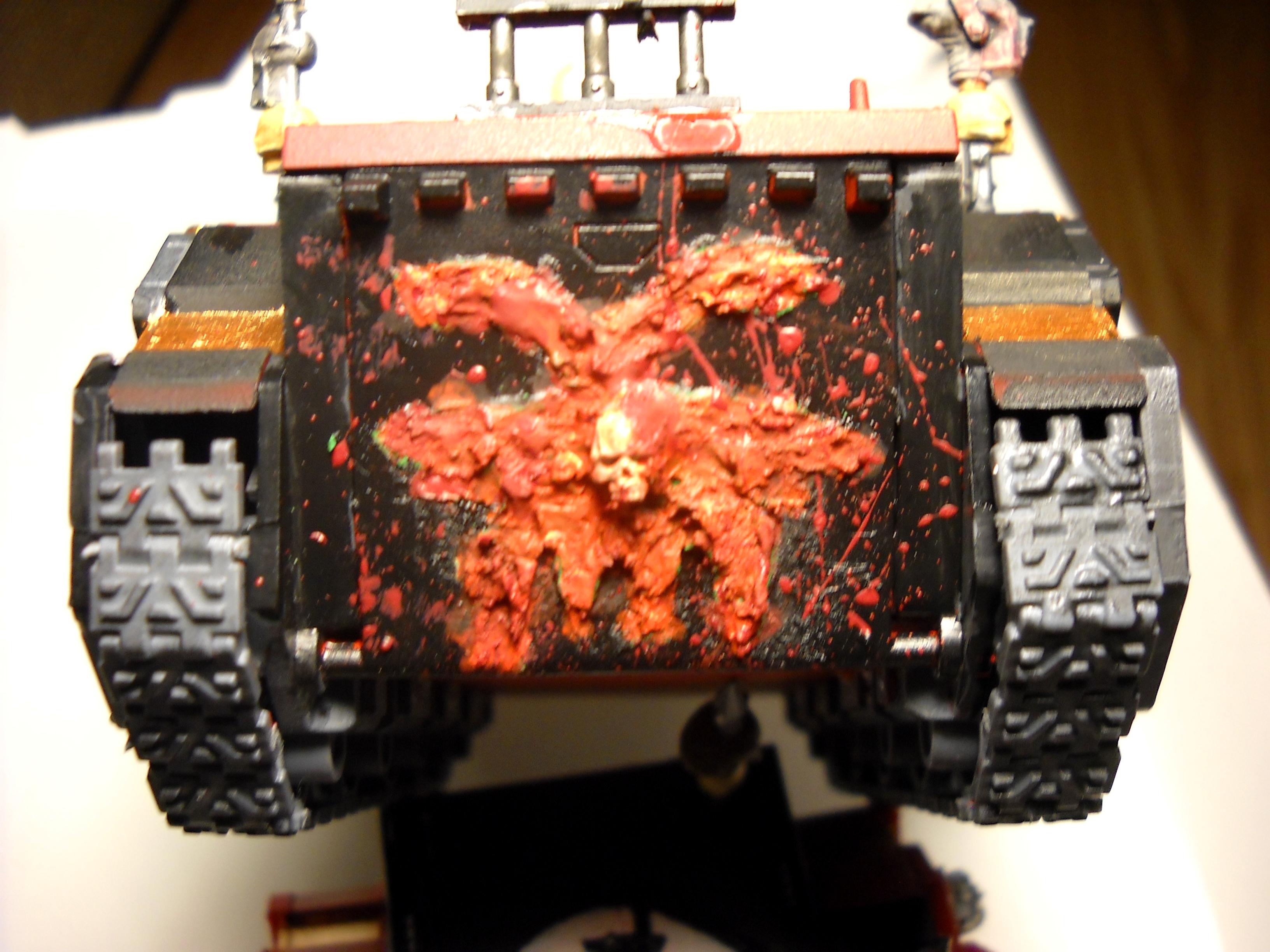 Chaos Space Marines, Conversion, Khorne, Rhino, Warhammer 40,000