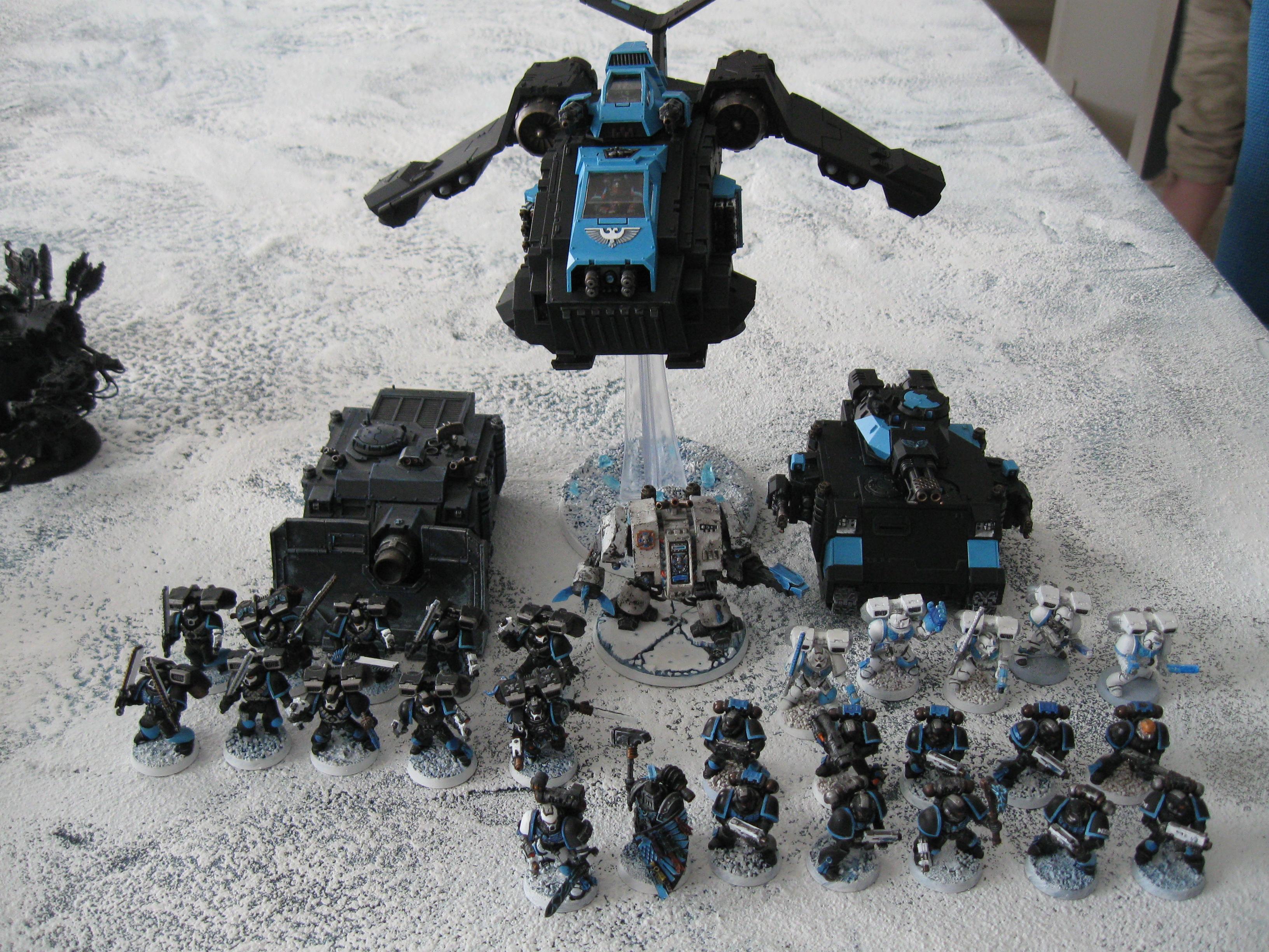 Battle, Ice Angels, Orks, Space Wolves, Tyranids
