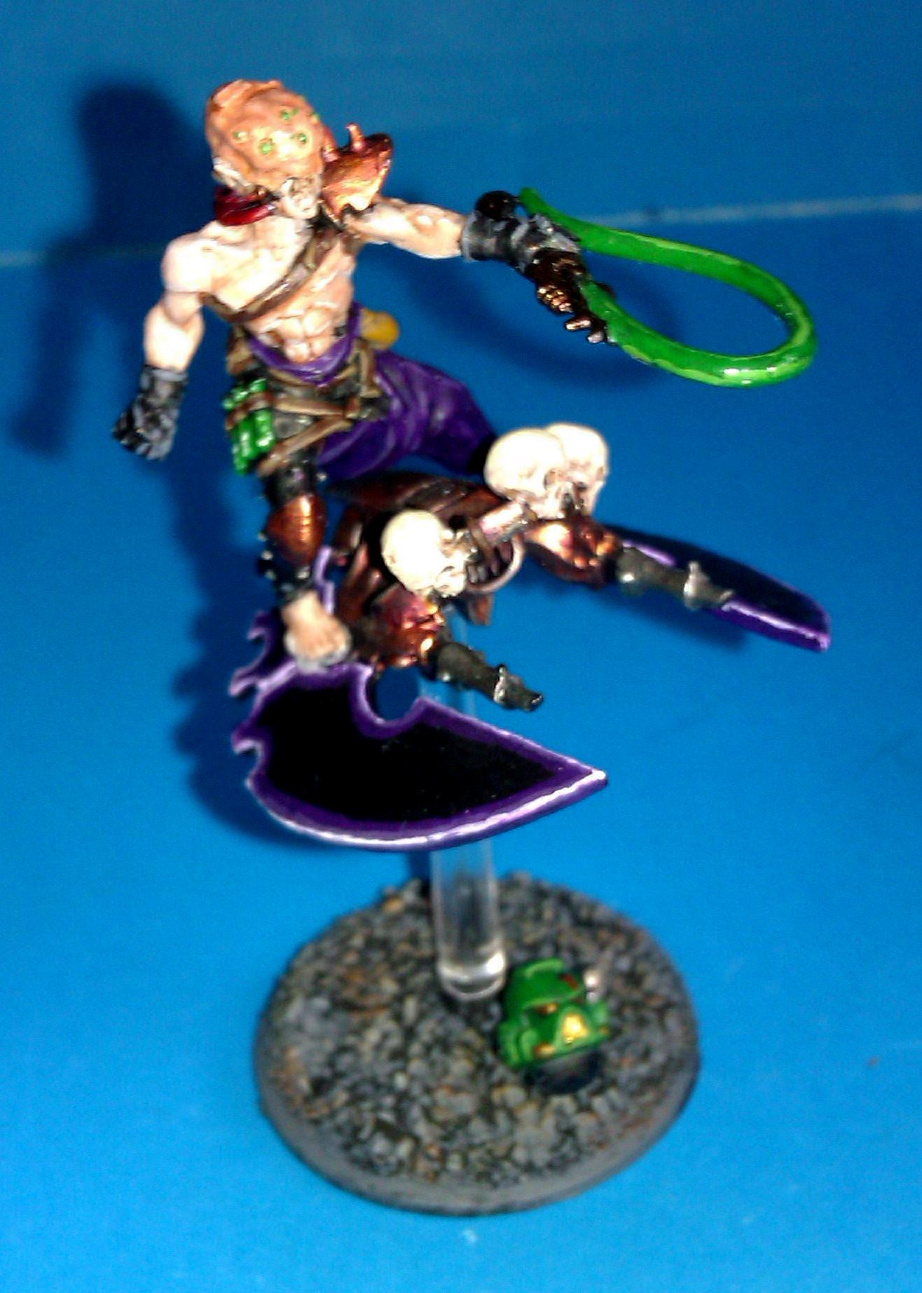 Beastmaster, Dark Eldar, Flying, Purple, Skyboard, Warhammer 40,000, Whip