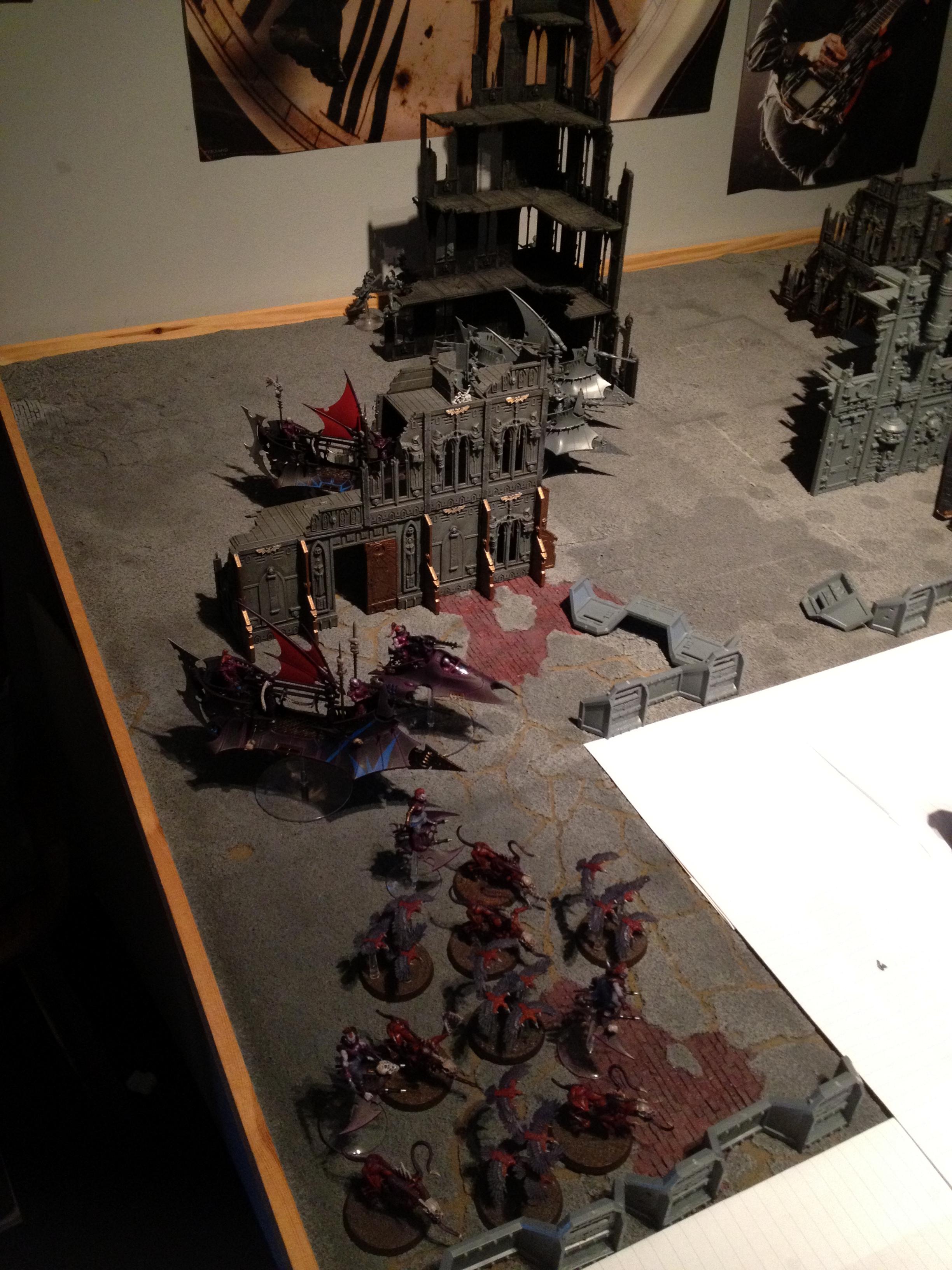 6th Edition, Battle Report, Chaos Space Marines, Dark Eldar