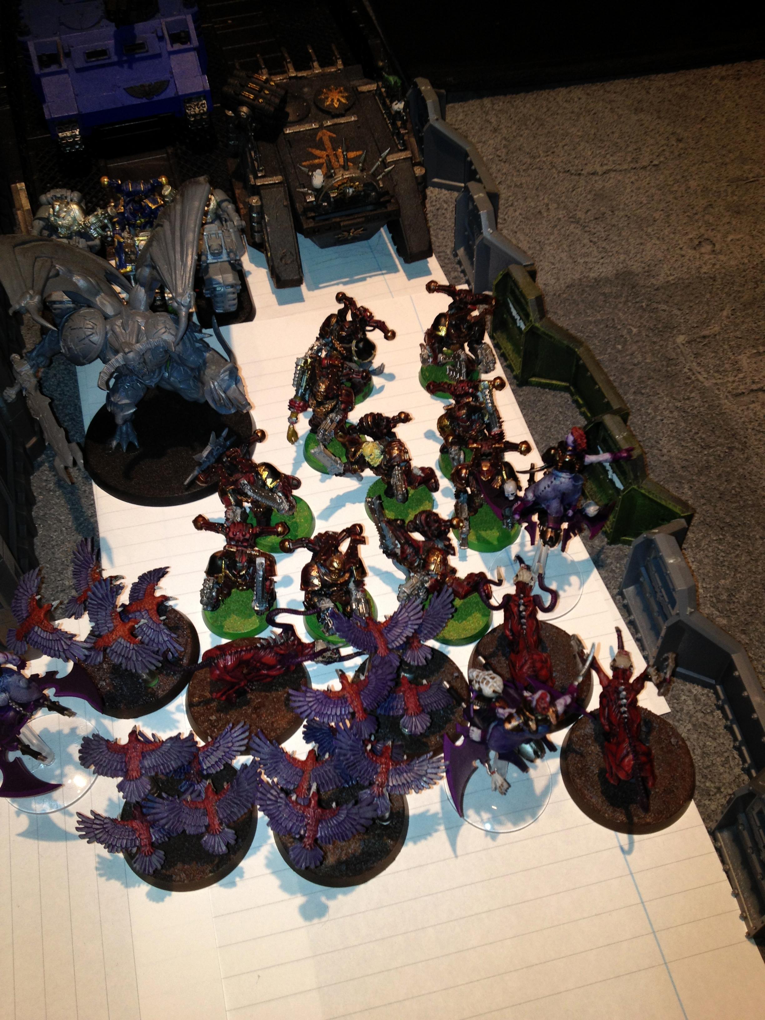 6th Edition, Battle Report, Chaos Space Marines, Dark Eldar