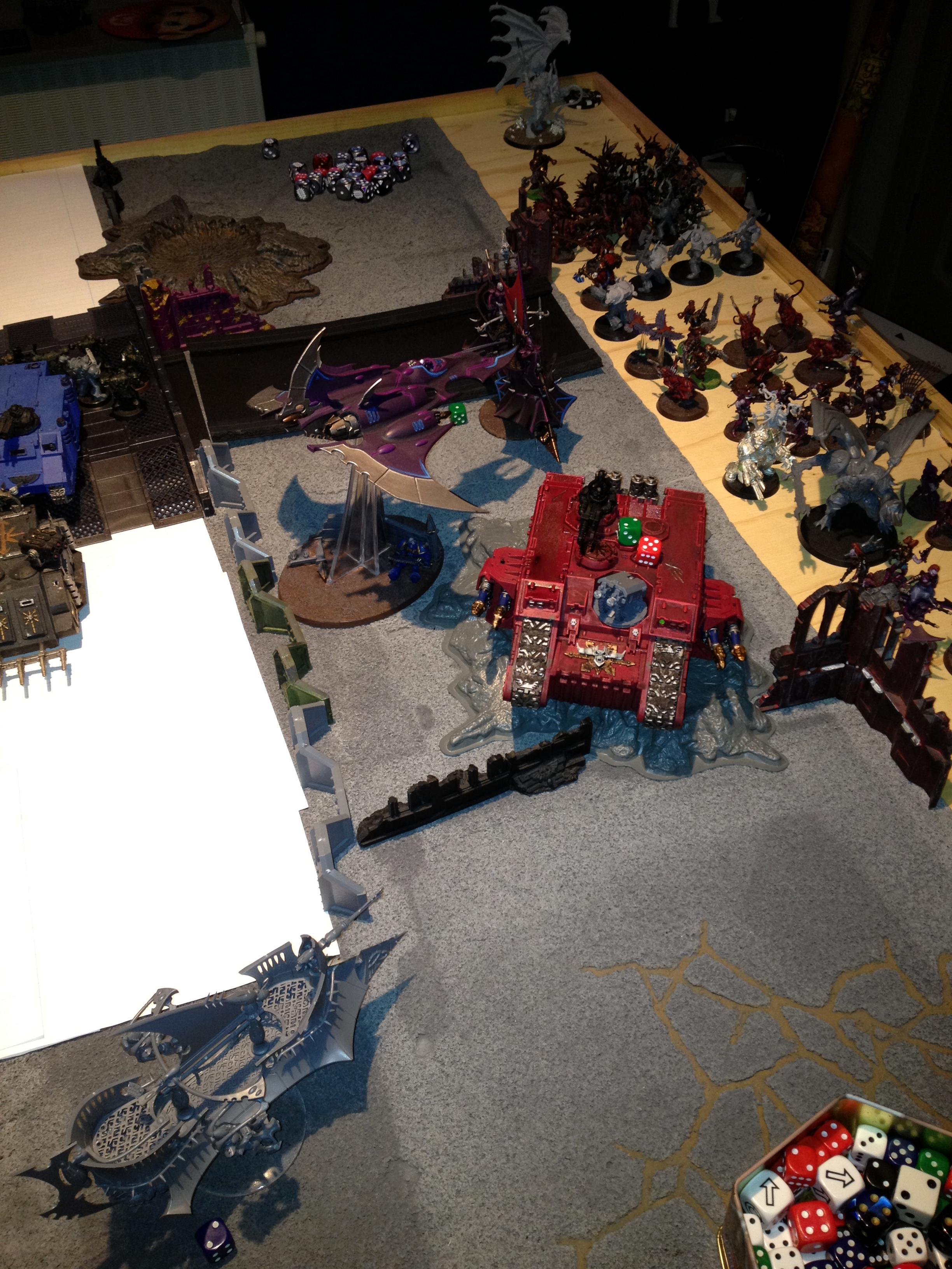 Battle Report, Chaos Space Marines, Dark Eldar