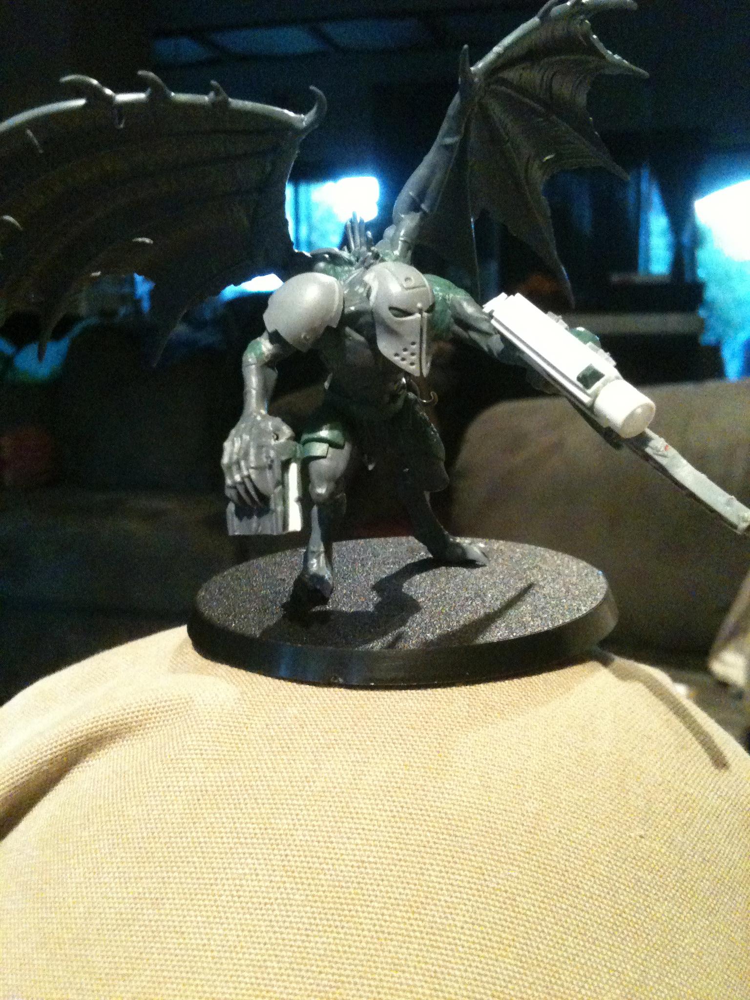 Demon Prince II with spell book and bolter