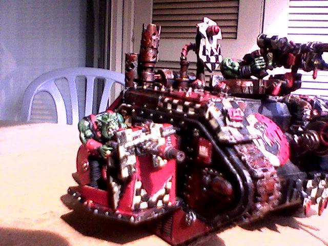 Battlewagon, Looted, Orks, Sponson, Tank, Wagon, Warhammer 40,000, Warhammer Fantasy
