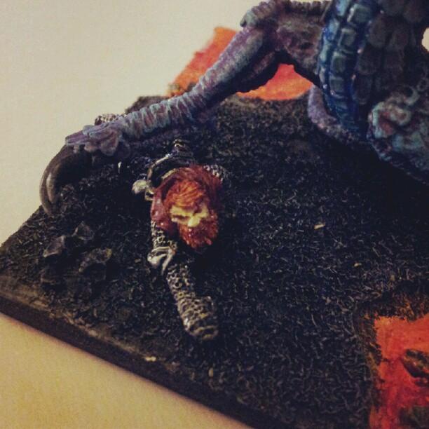 warhammer rock dragon by the missus