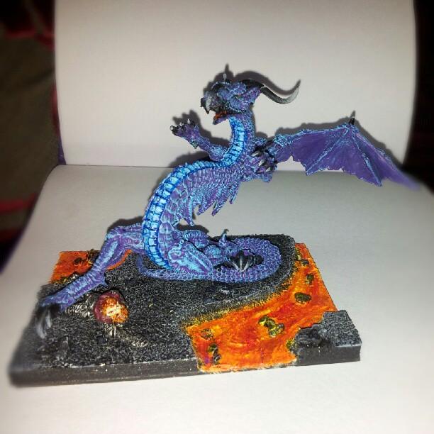 warhammer rock dragon by the missus