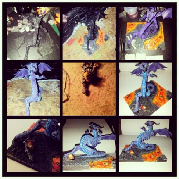 warhammer rock dragon by the missus