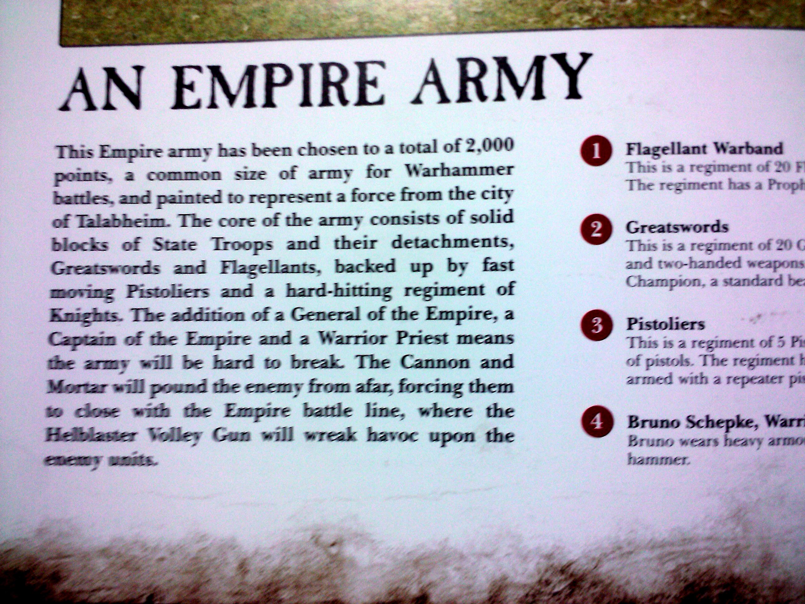 Build, Conversion, Empire, Games Workshop, Painting, Warhammer Fantasy
