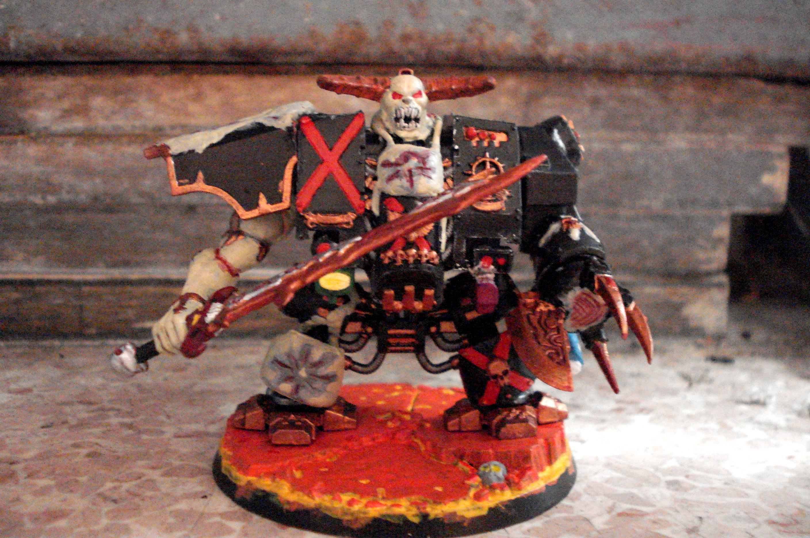 Conversion, Daemon Prince, Daemons, Dreadnought, Warhammer 40,000, Warhammer Fantasy