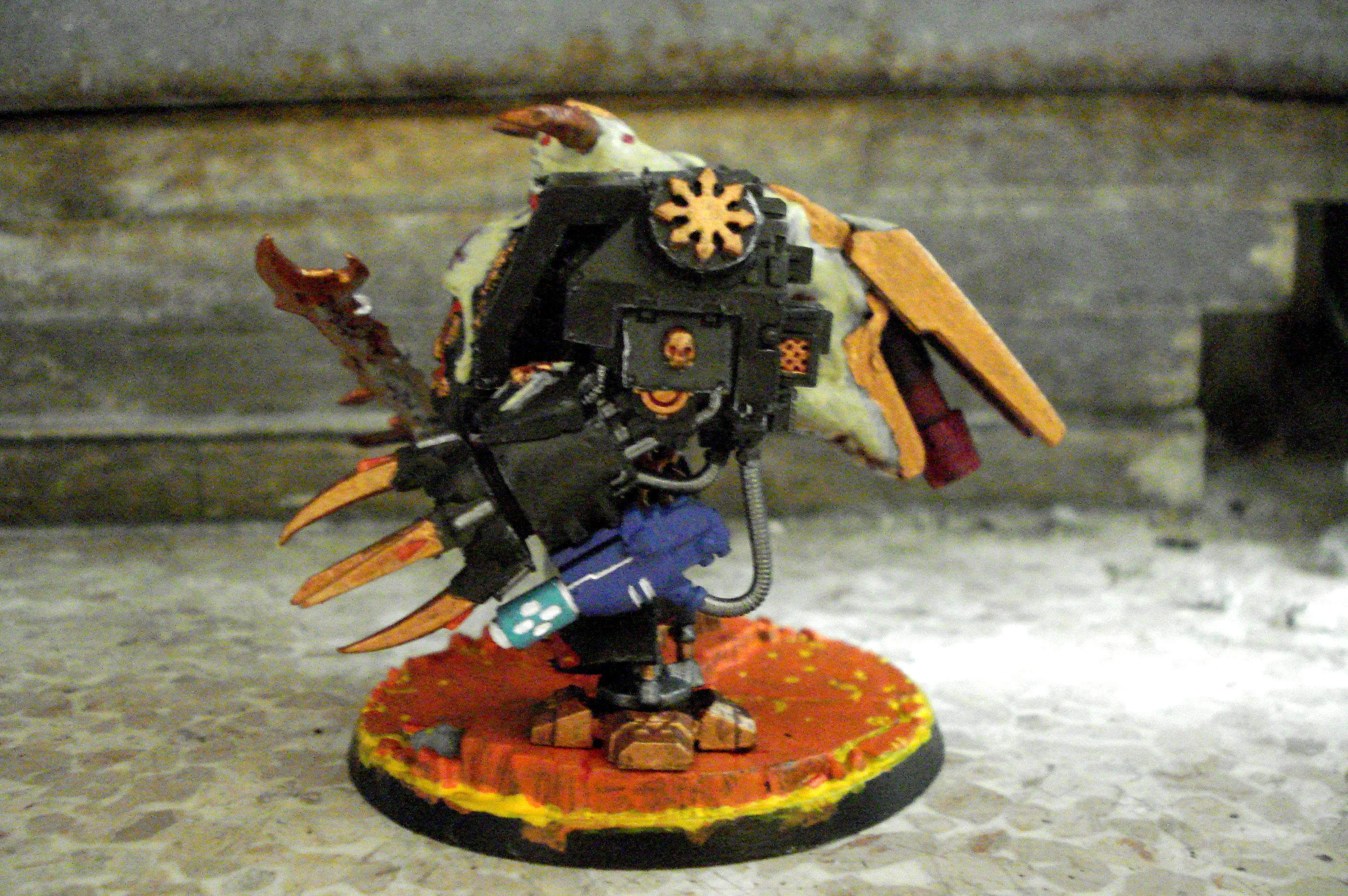 Conversion, Daemon Prince, Daemons, Dreadnought, Warhammer 40,000, Warhammer Fantasy