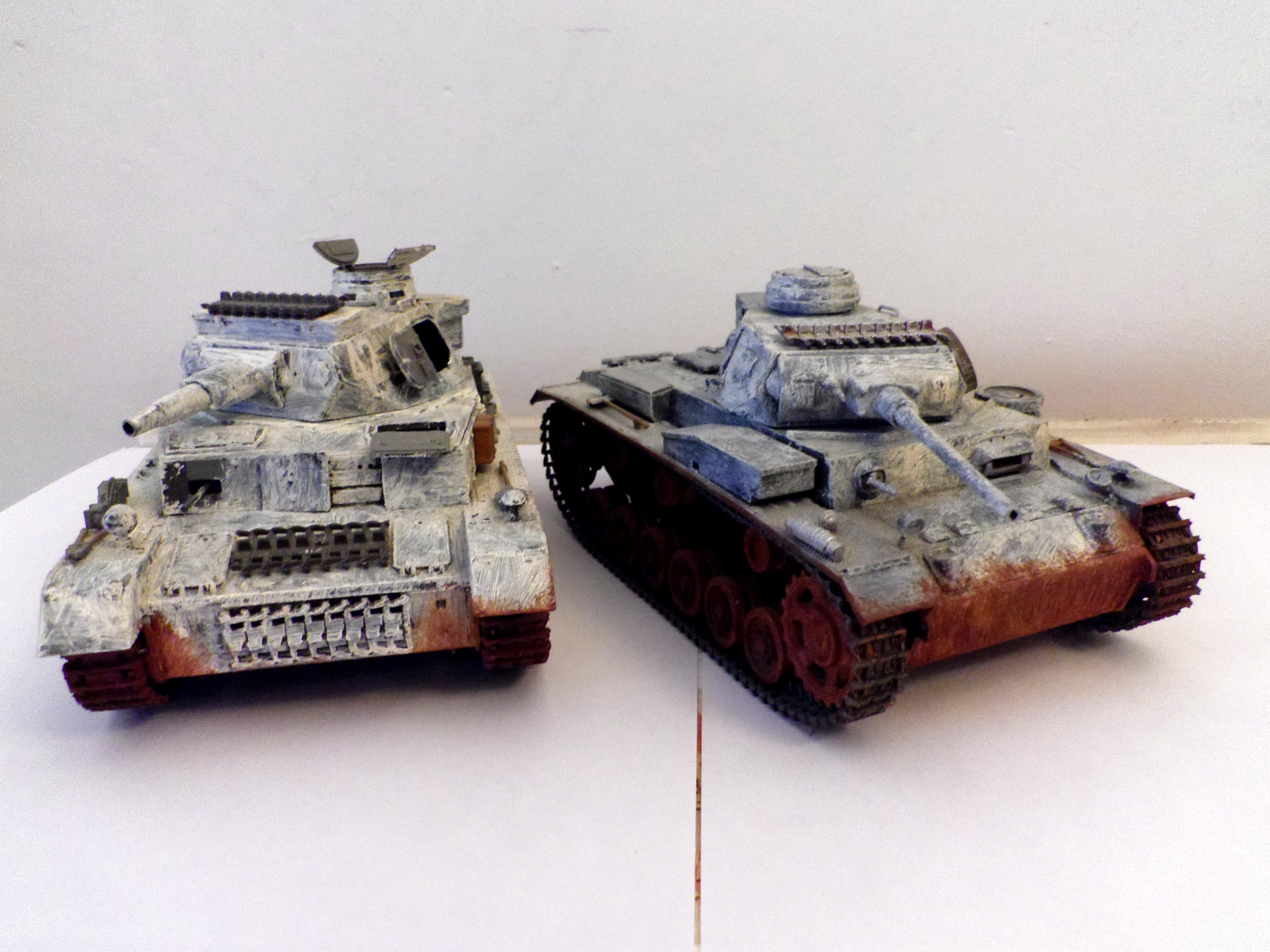World War 2, panzer 4 &amp; 3