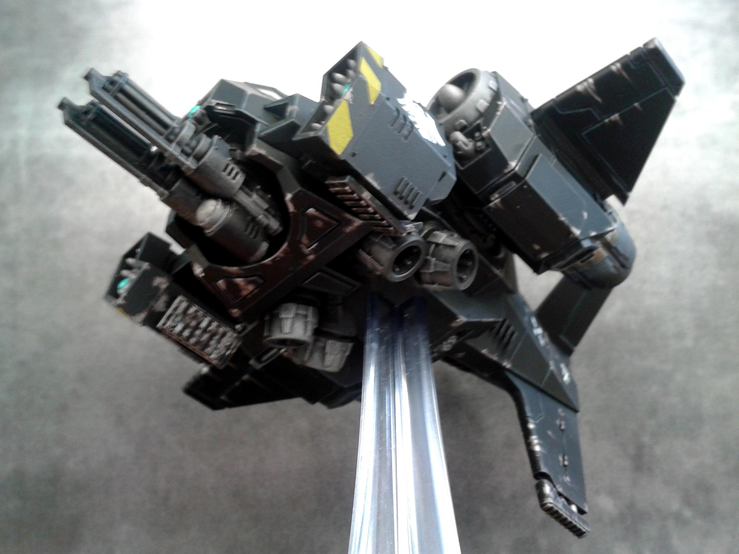 Flyer, Raven Guard, Space Marines, Storm Talon
