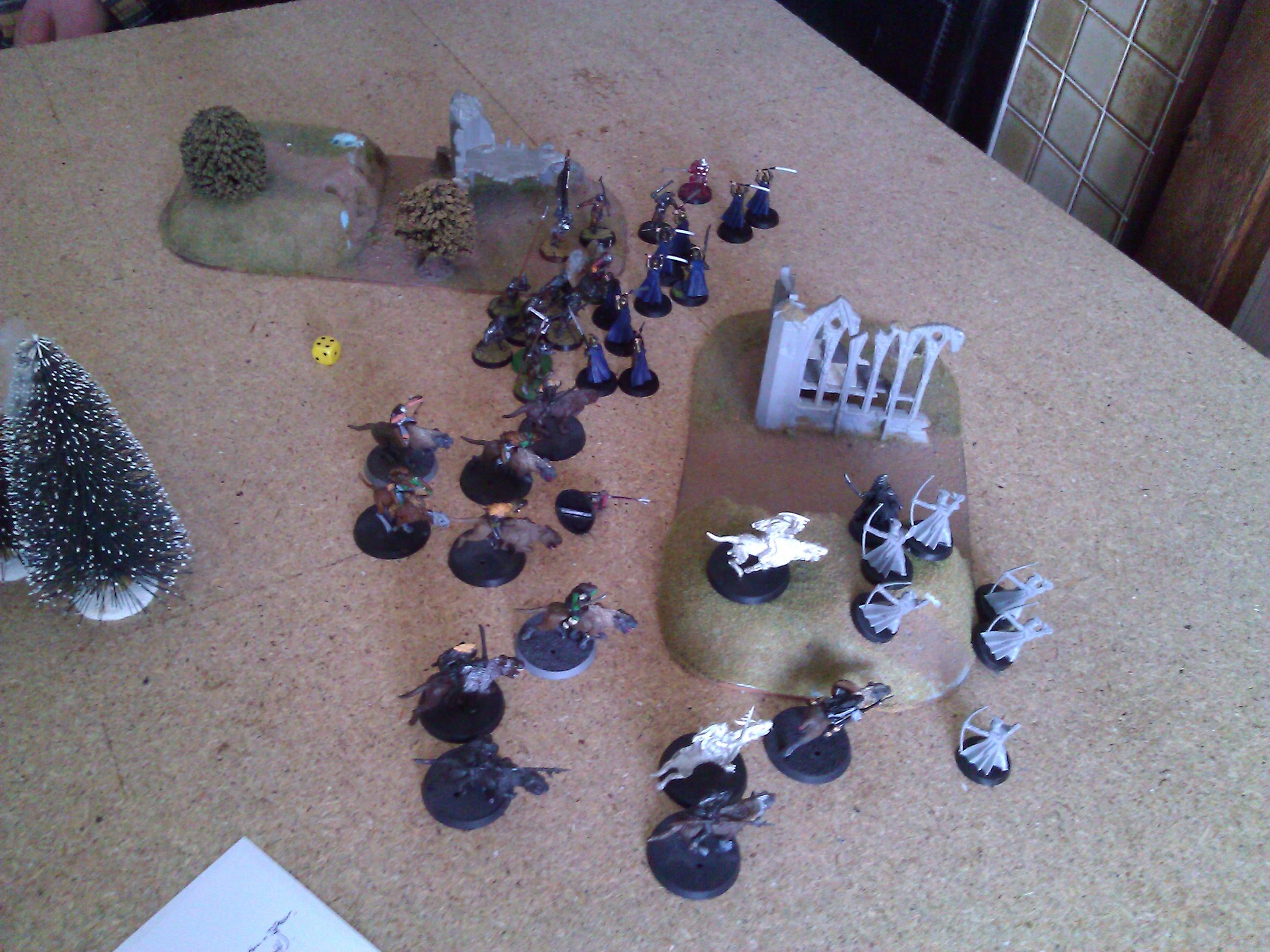 Elves vs Isengard end of turn 3