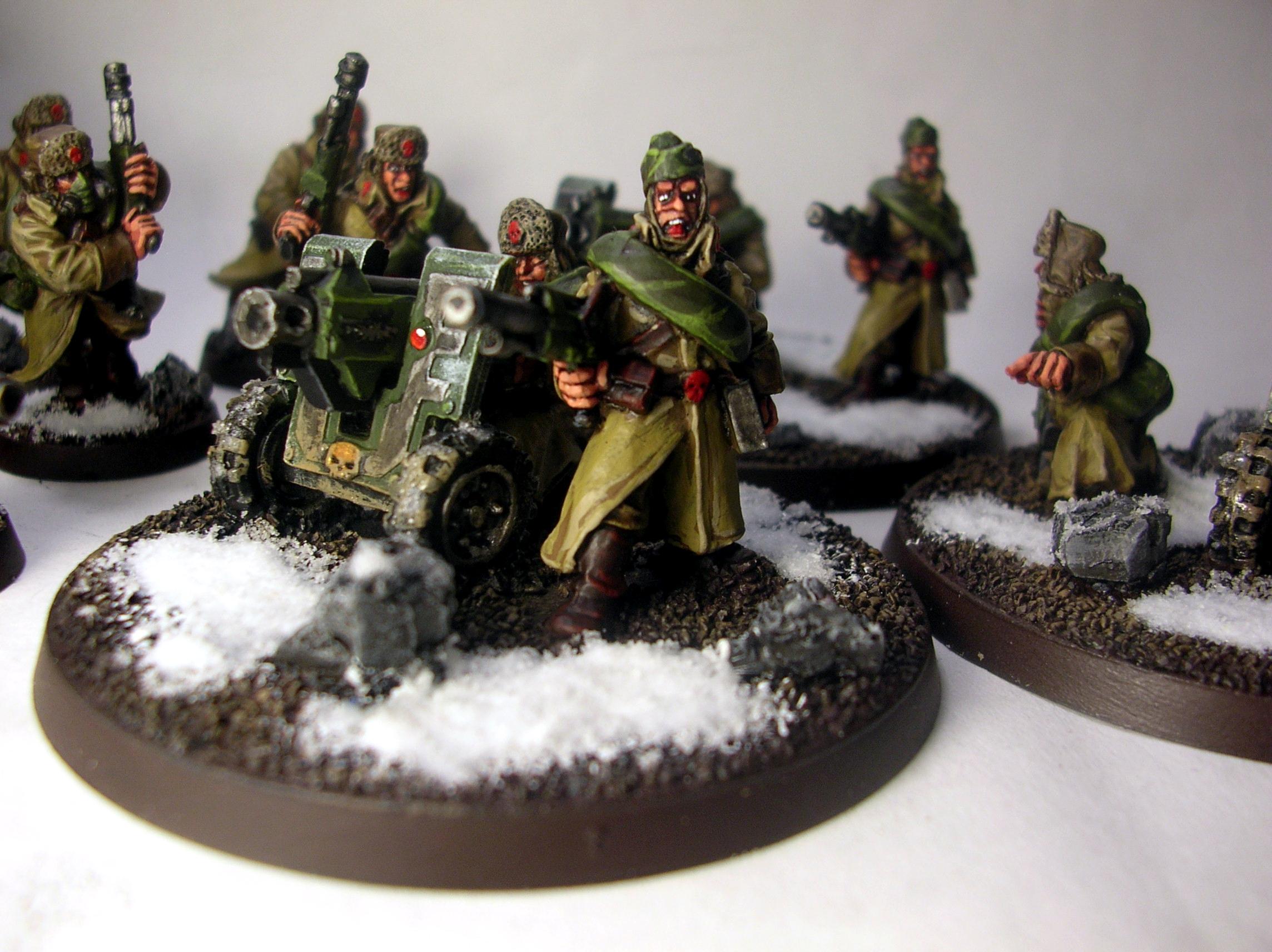 Imperial Guard, Leman Russ, Russians, Valhallans, Warhammer 40,000, Winter