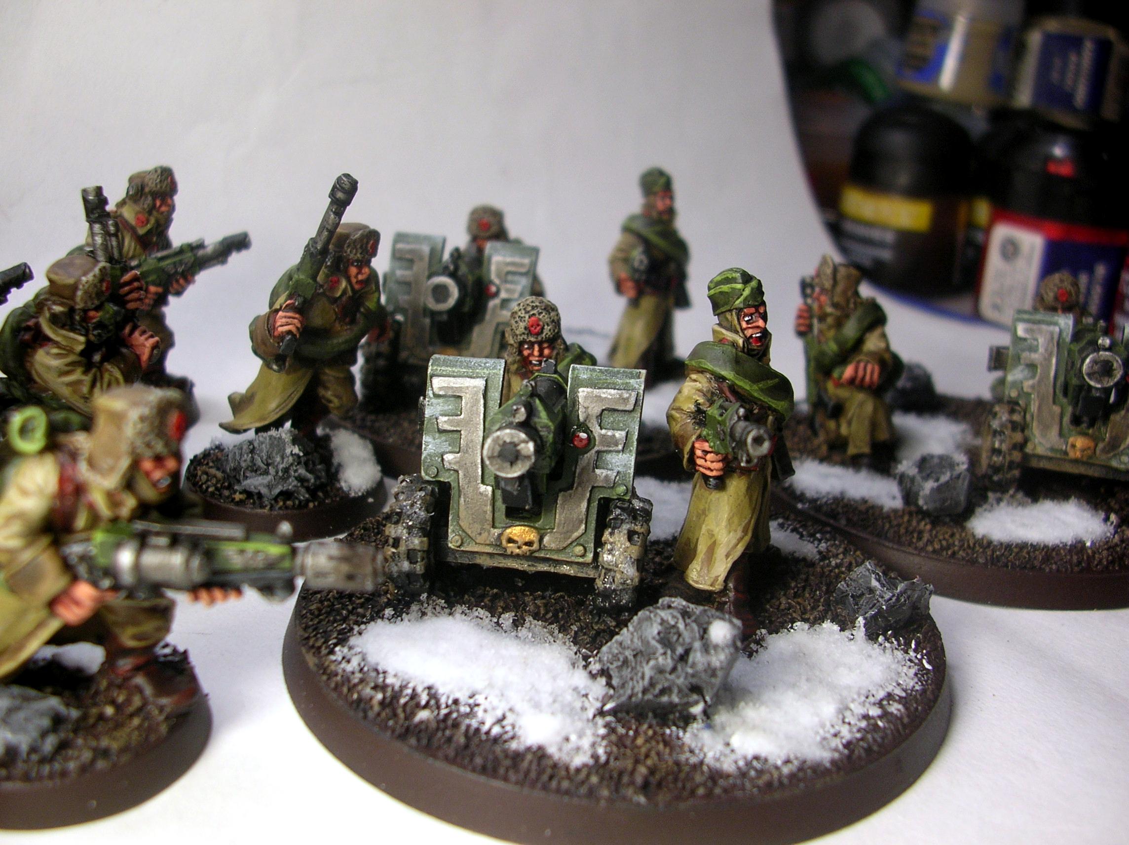 Imperial Guard, Leman Russ, Russians, Valhallans, Warhammer 40,000, Winter