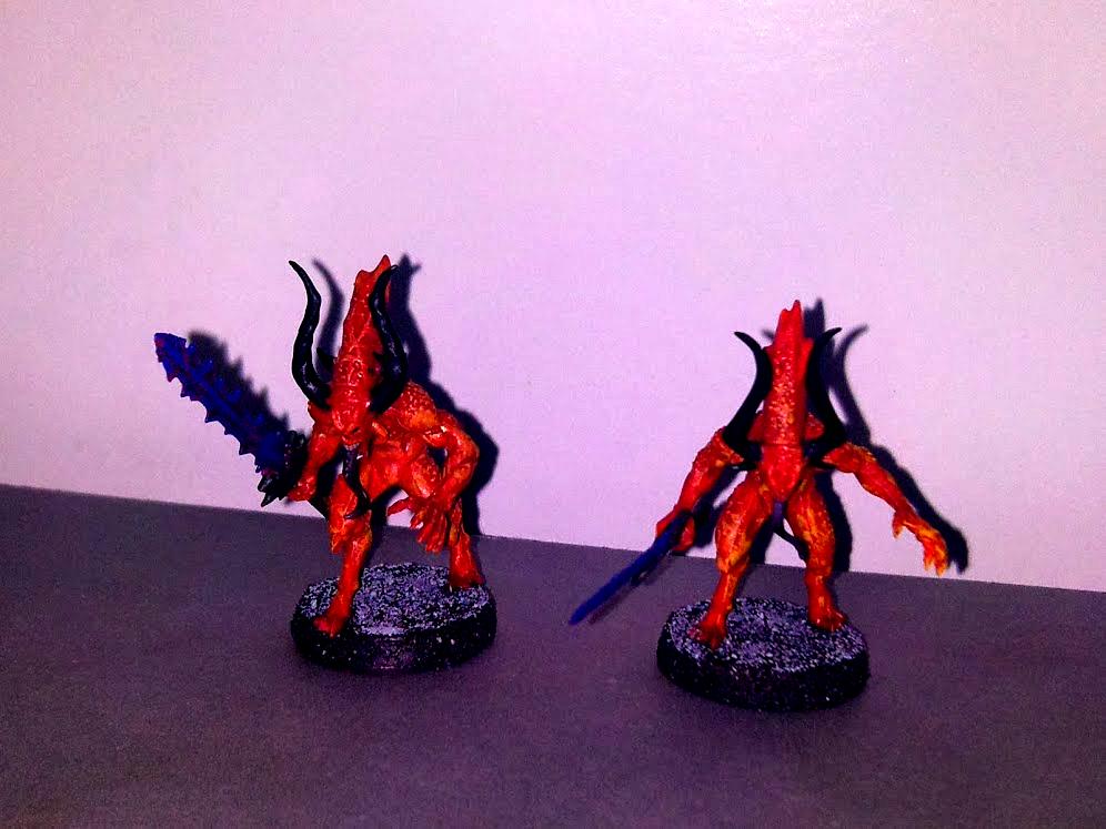 Bloodletters, Chaos, Daemons, Khorne, Warhammer 40,000, Warhammer Fantasy