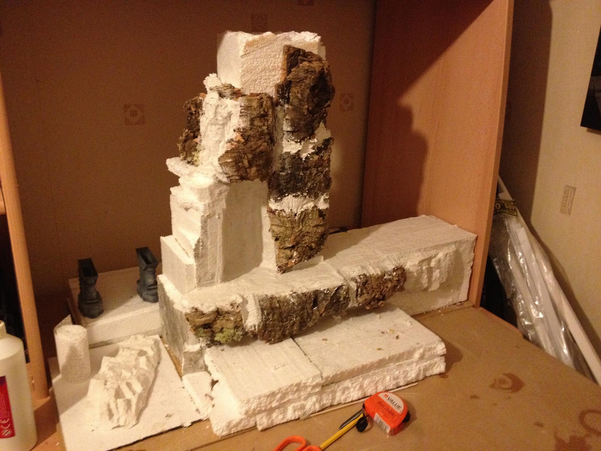 Display Board, Imperial, Shrine Of Aquila, Skyshield, Terrain, Warhammer 40,000, Work In Progress