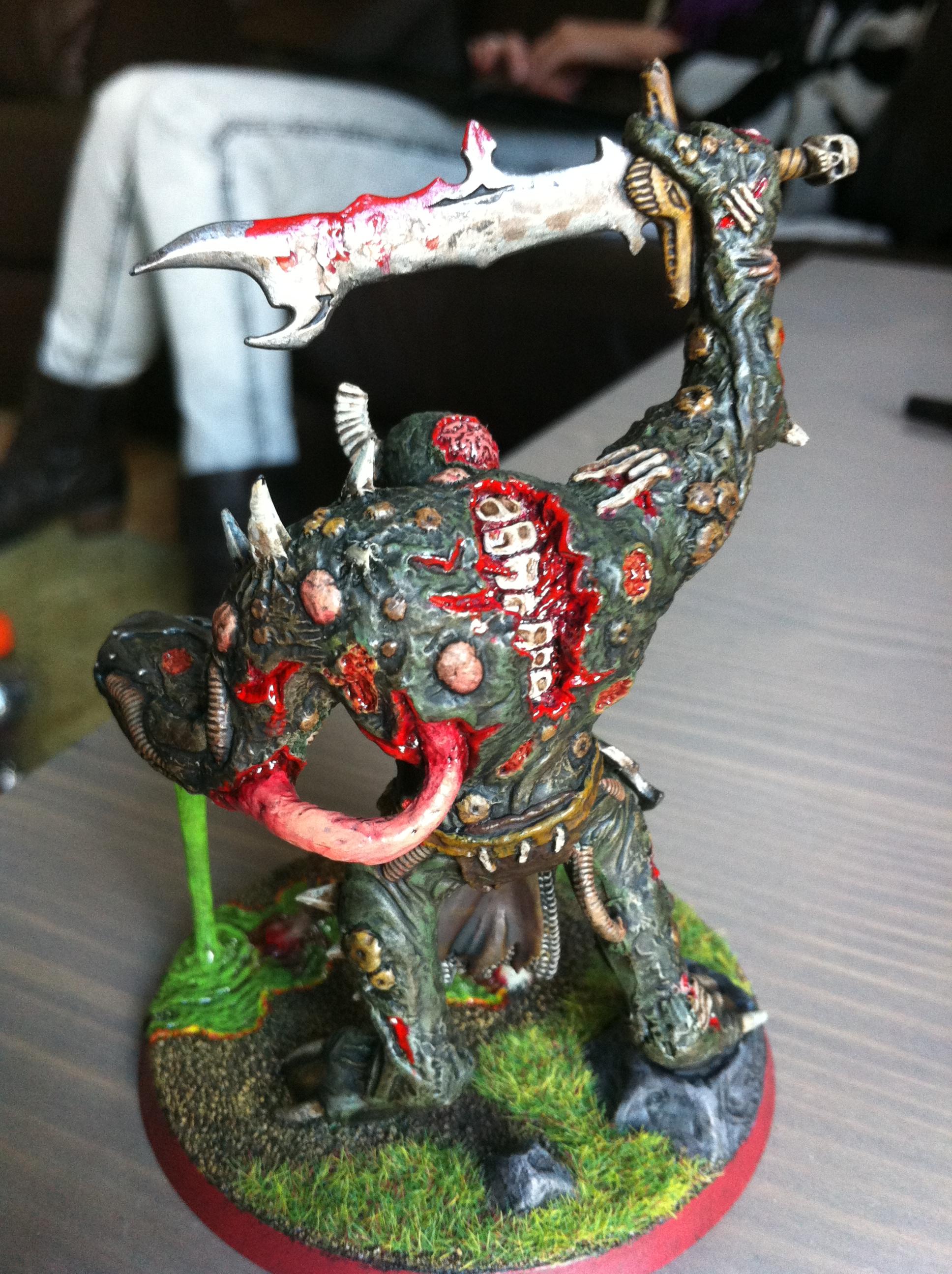 Daemons, Greenstuff, Nurgle, Prince, Work In Progress
