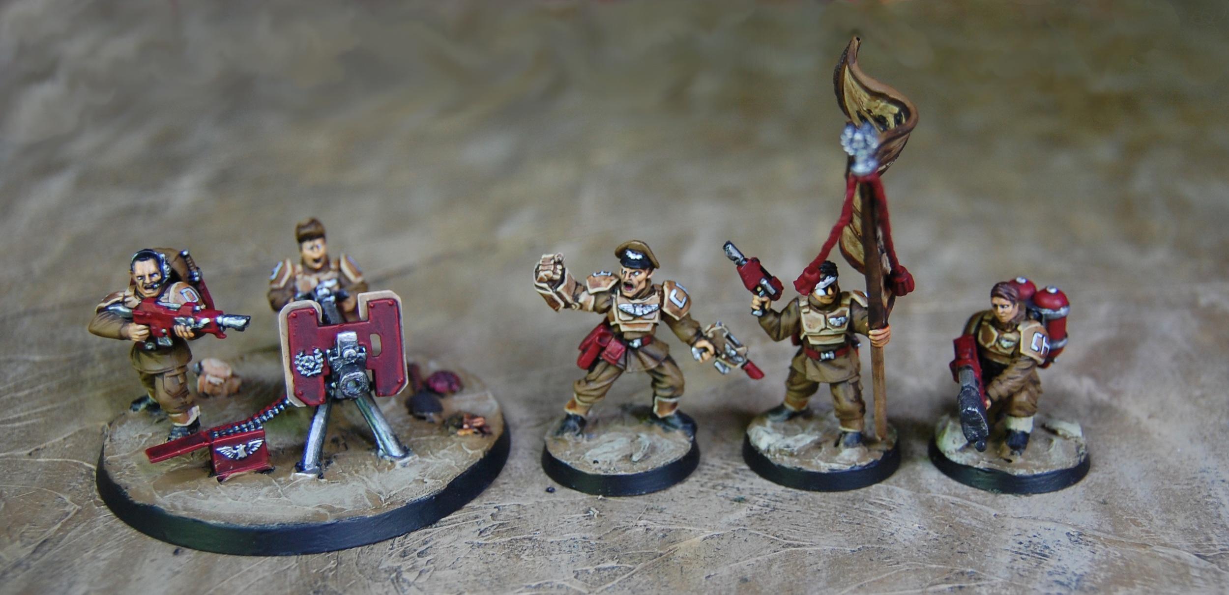 Command Squad, Imperial Guard, Lead Legion Painting Service
