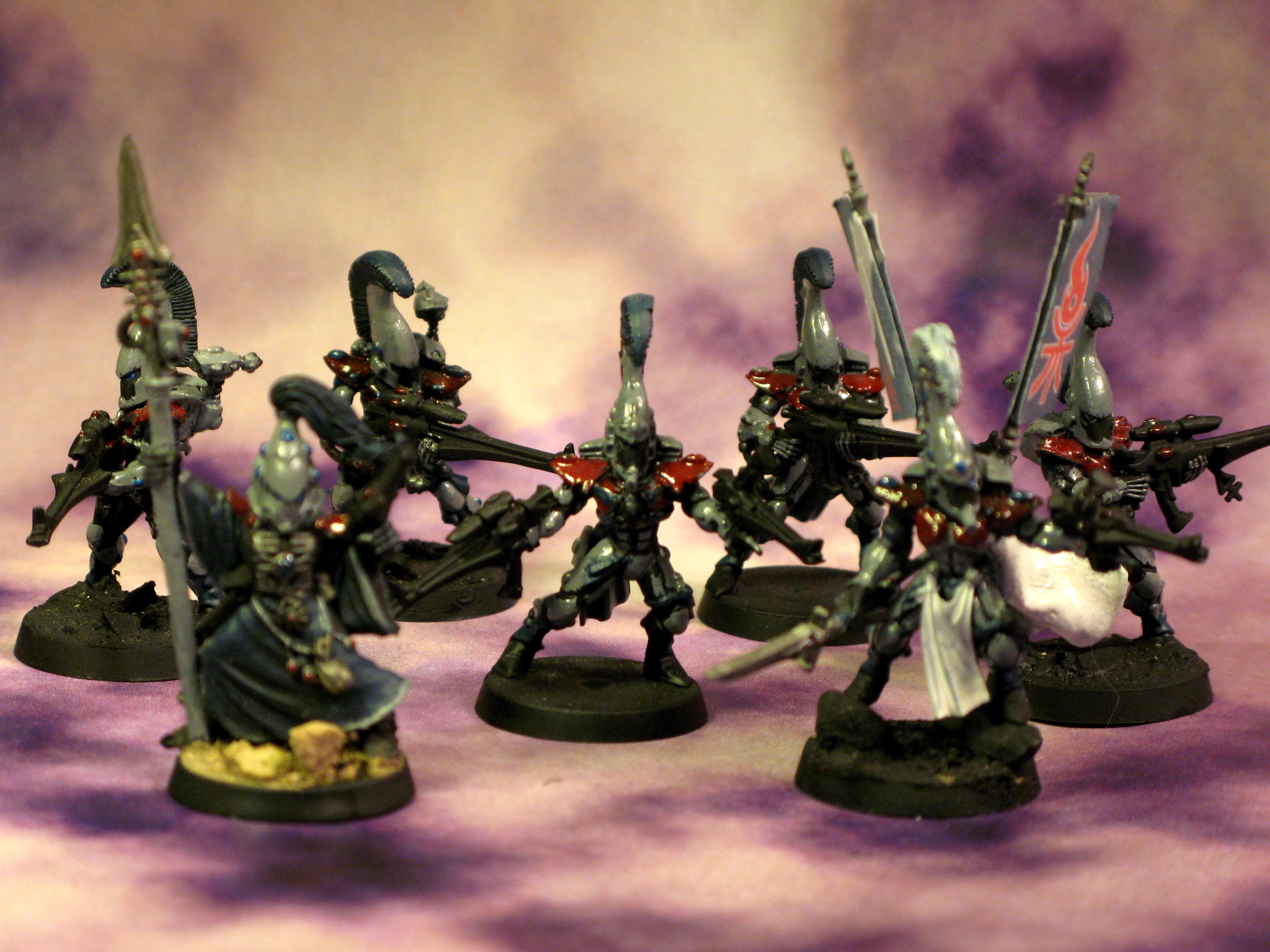 Dire Avengers, Warlock, and Autarch
