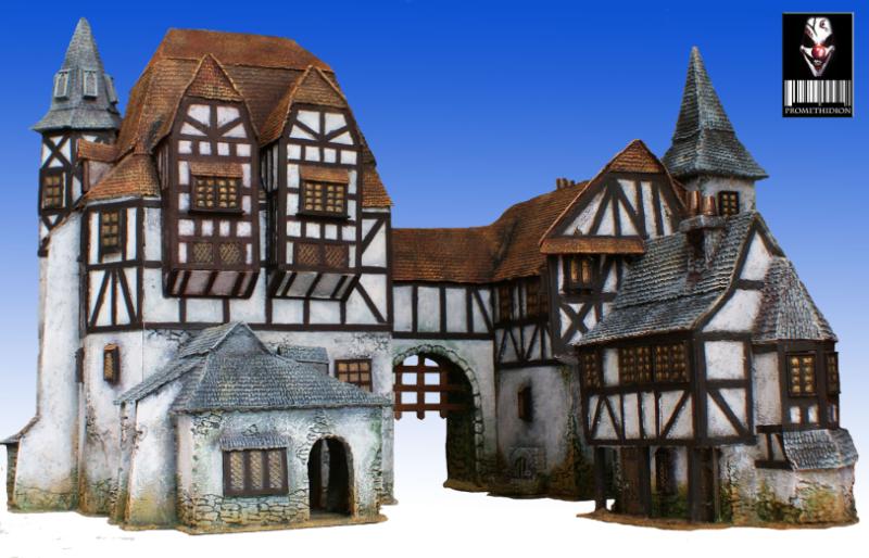 Battlegames, Buildings, Medieval, Terrain, Warehouse ...