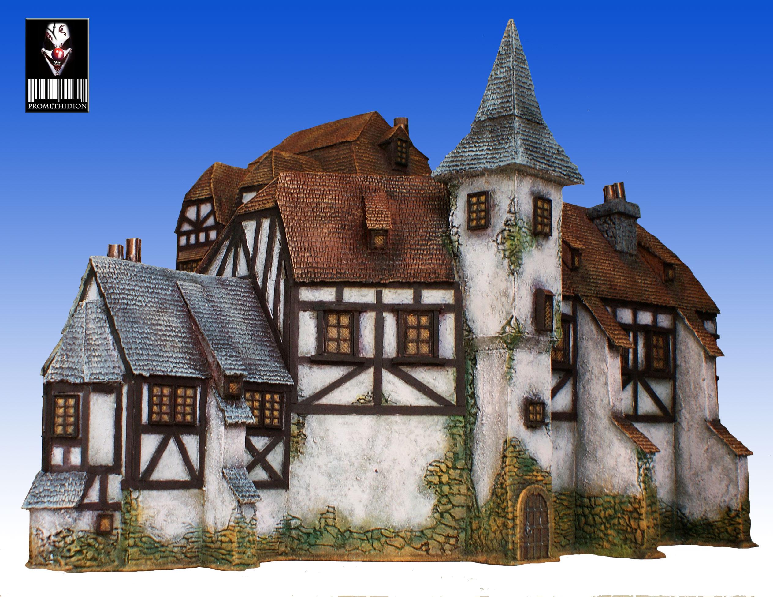 Battlegames, Buildings, Medieval, Terrain, Warehouse, Warhammer Fantasy