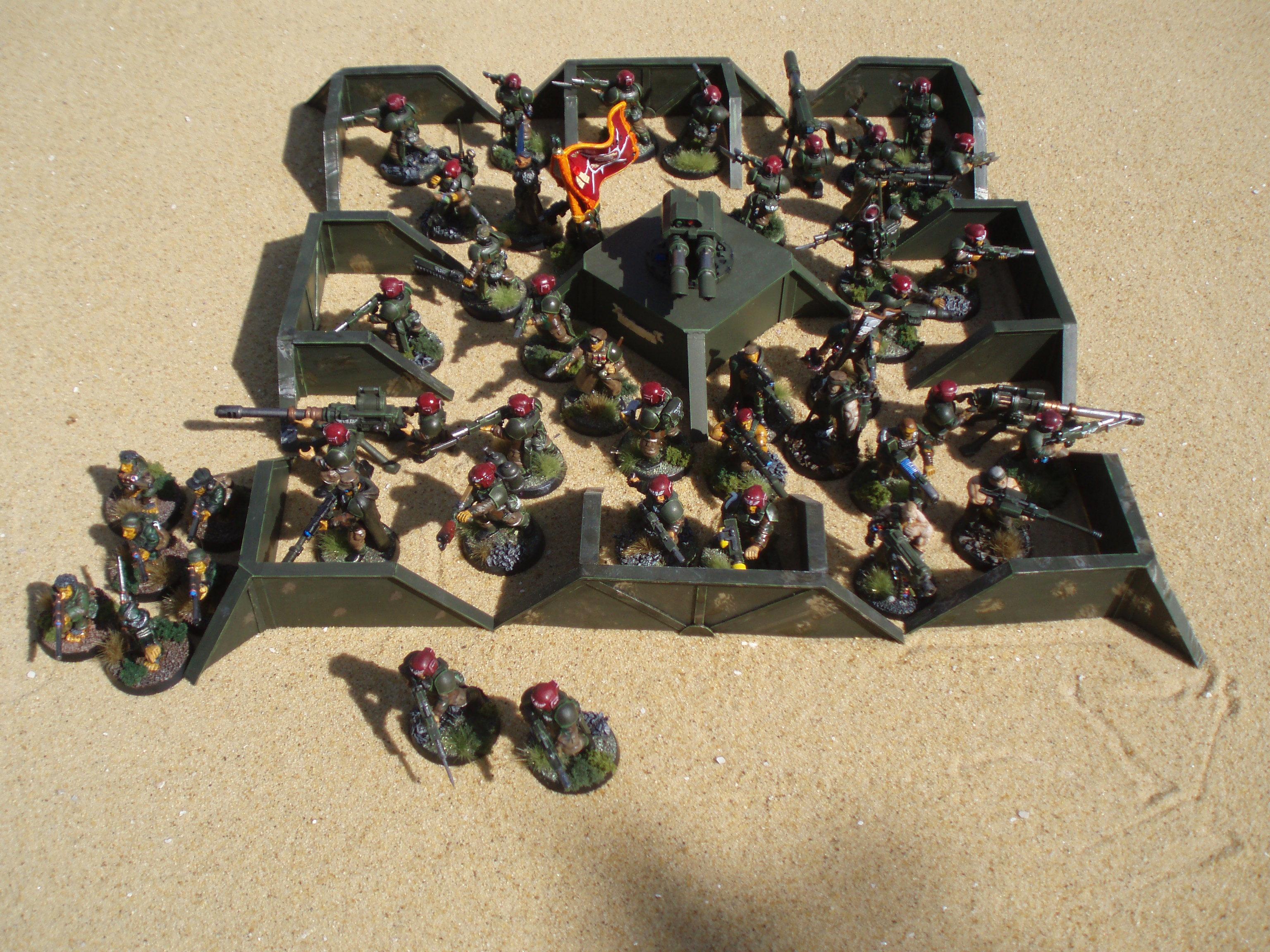 Battle Cannon, Imperial Guard, Ratlings, Terrain, Warhammer 40,000