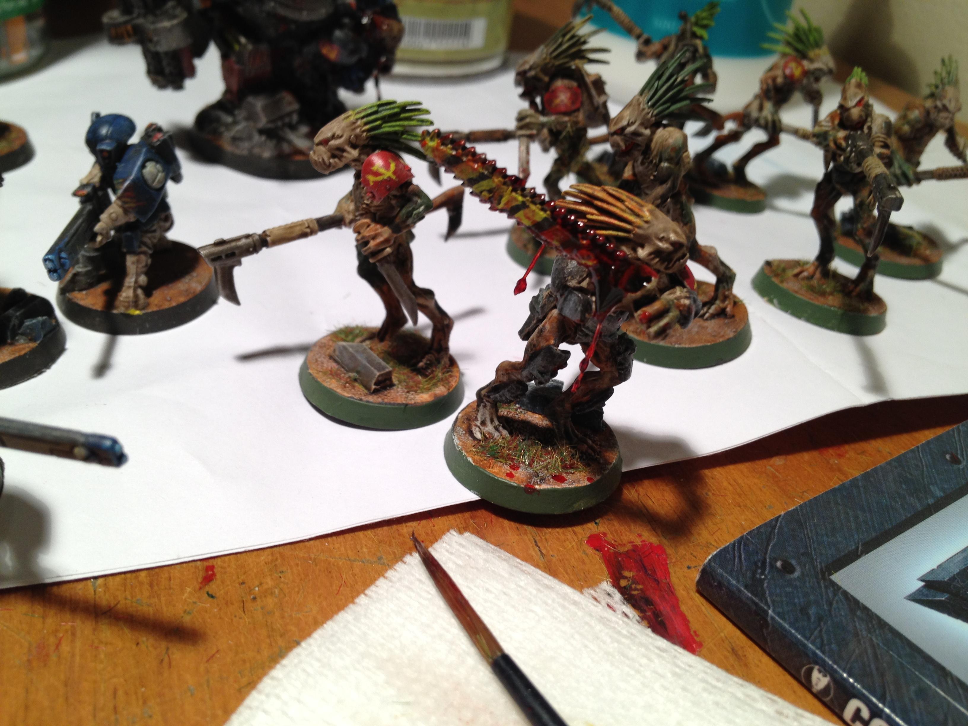 Kroot with a chainsword