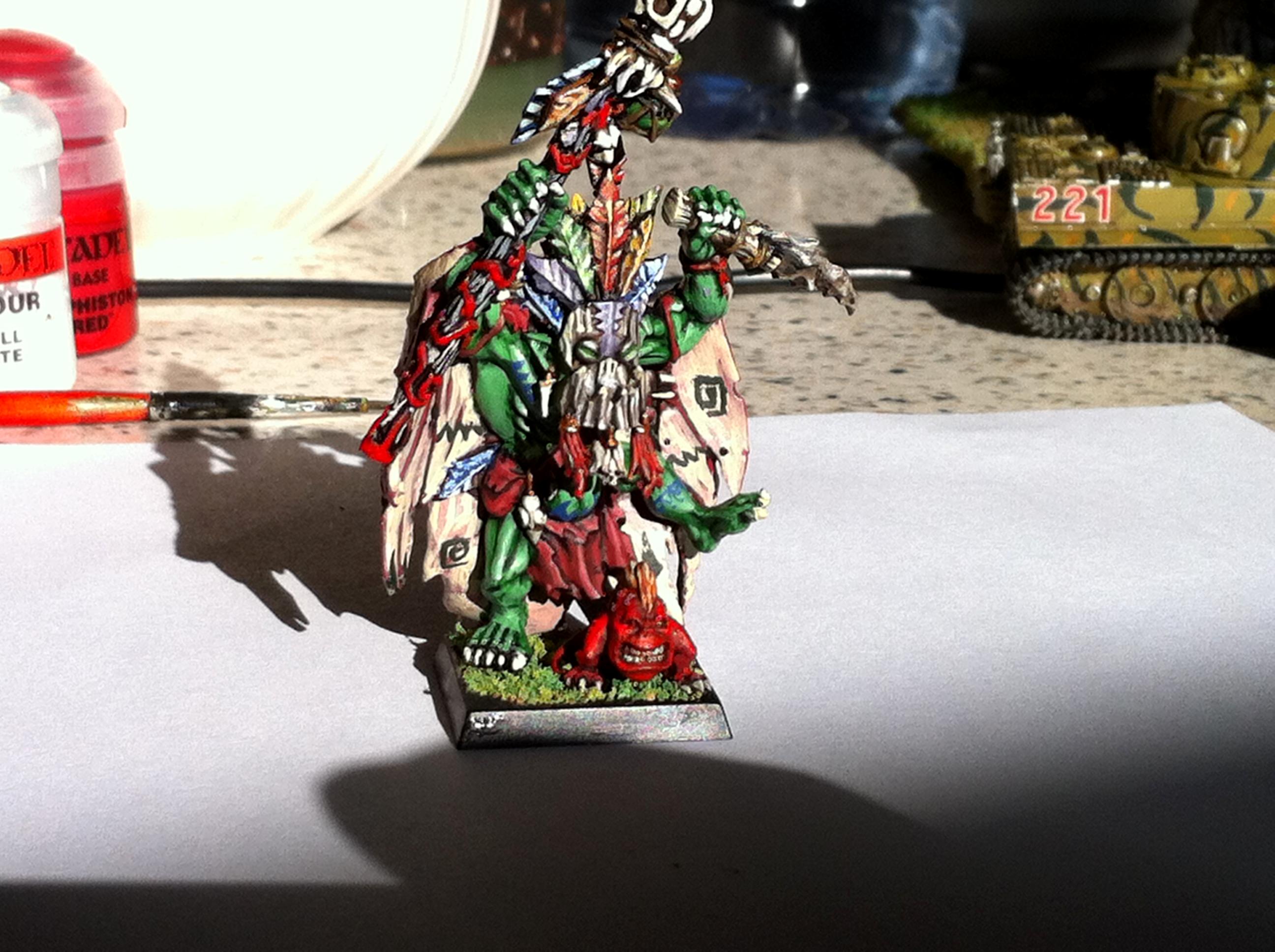 Big Boss, Greenskins, Orcs, Orks, Shaman, Wazzag, Weirdboy, Wurzag