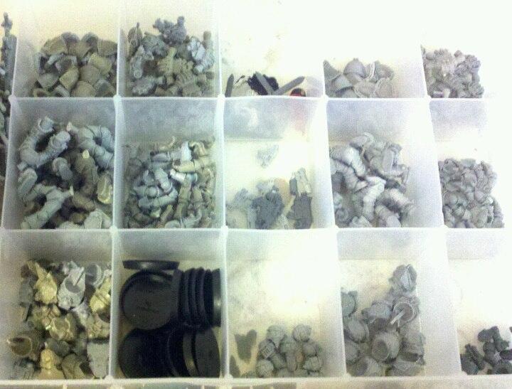 Various Mk II and III armor bits, etc