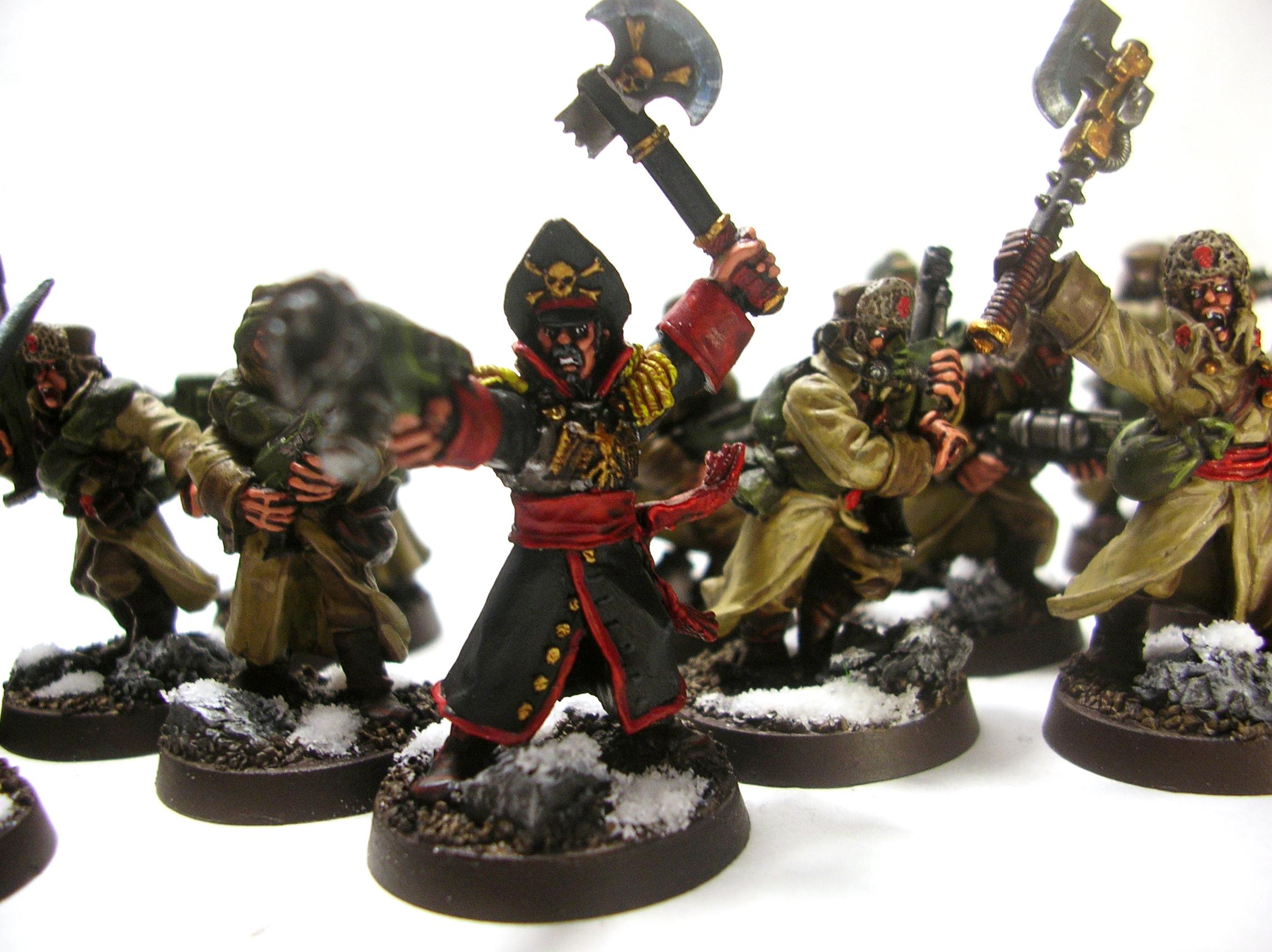 Commissar, Imperial Guard, Russians, Valhallans, Warhammer 40,000