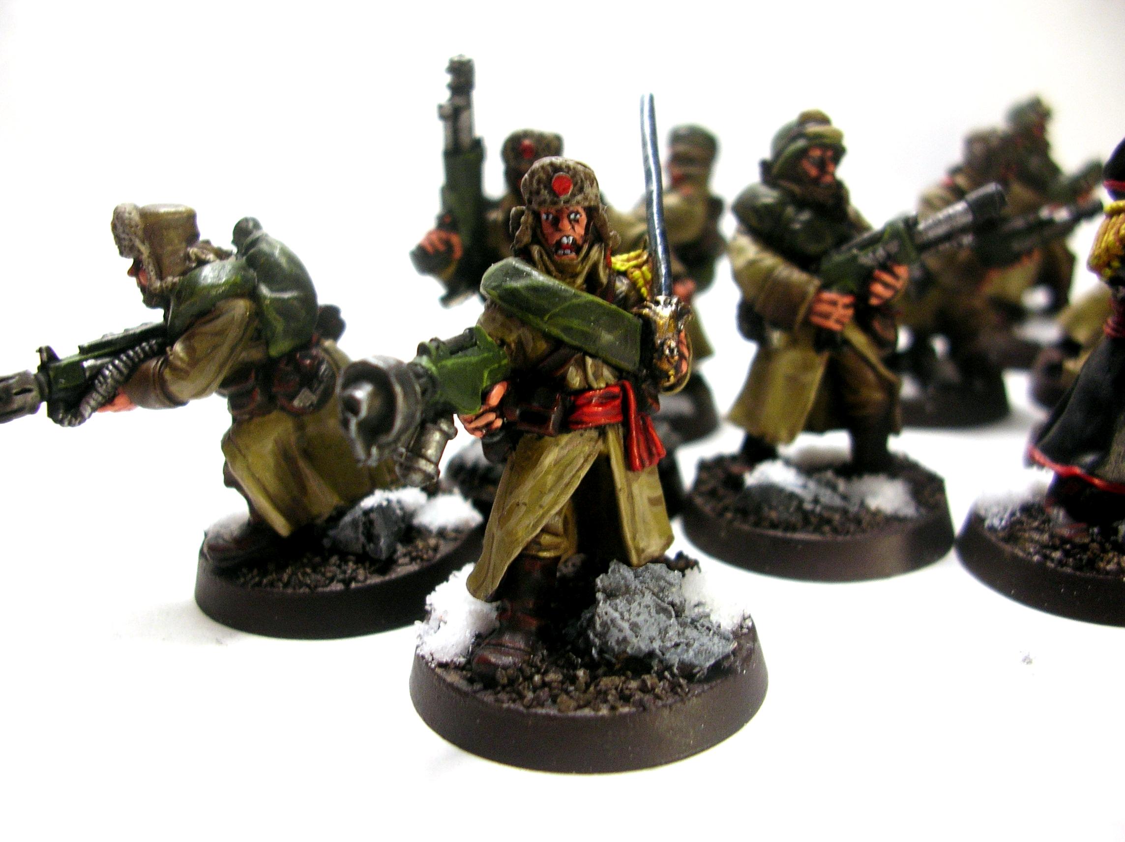Commissar, Imperial Guard, Russians, Valhallans, Warhammer 40,000