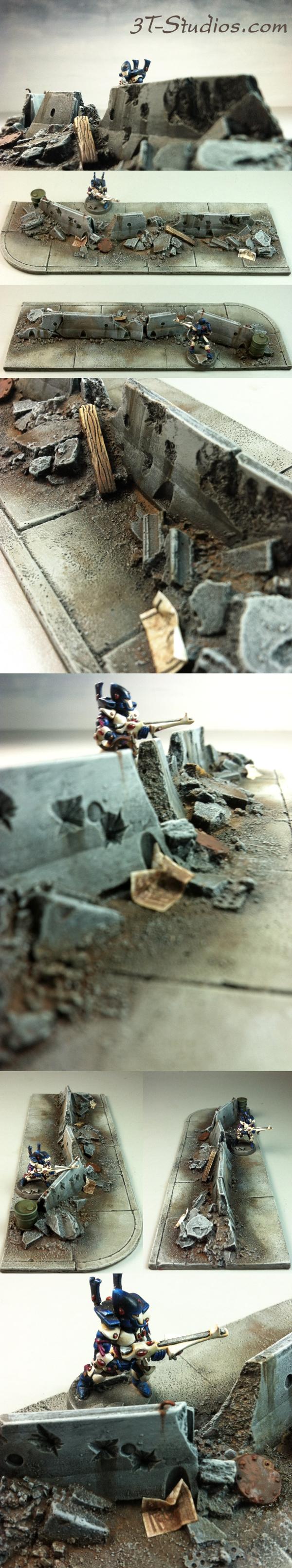 3t, Barricade, Barrier, Cities Of Death, Resin, Terrain, Urban