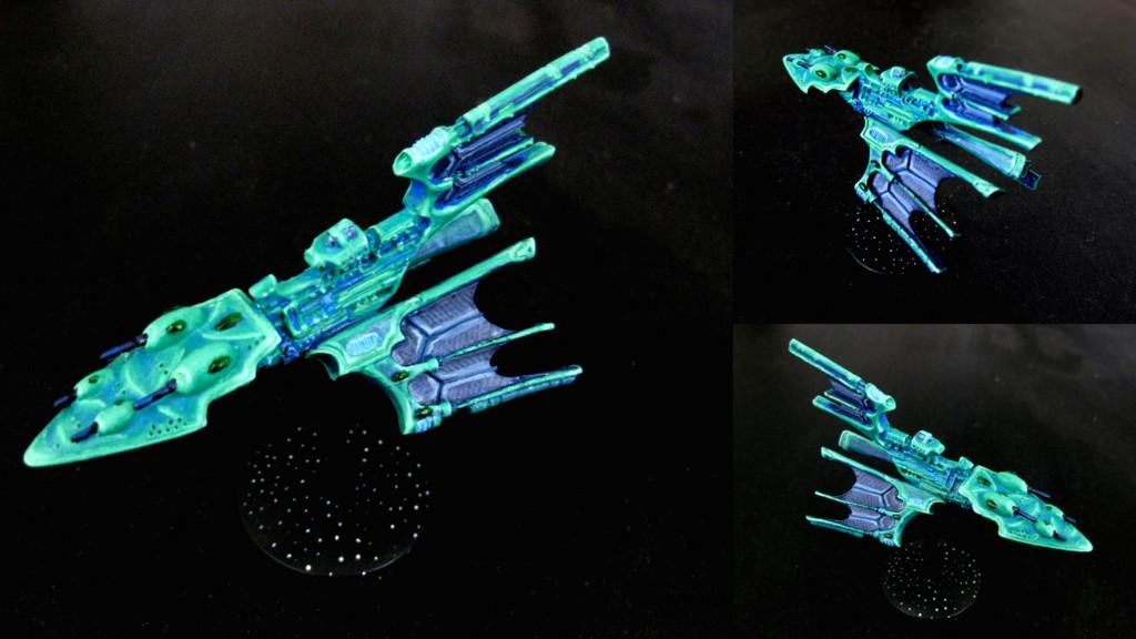 Aurora, Battlefleet Gothic, Corsairs, Eldar, Spaceship
