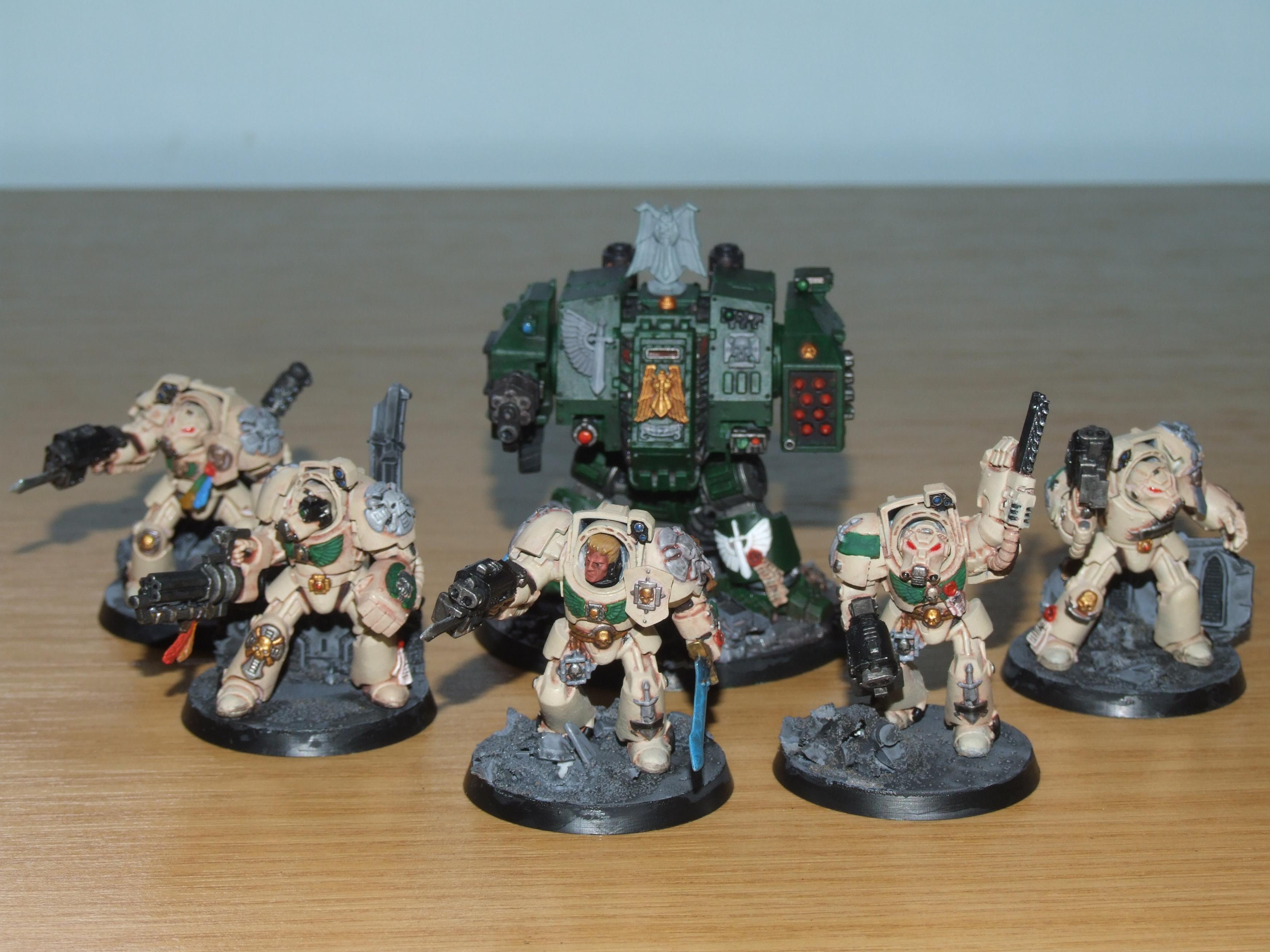 Dark Angels, Deathwing, Dreadnought, Space Marines, Terminator Armor