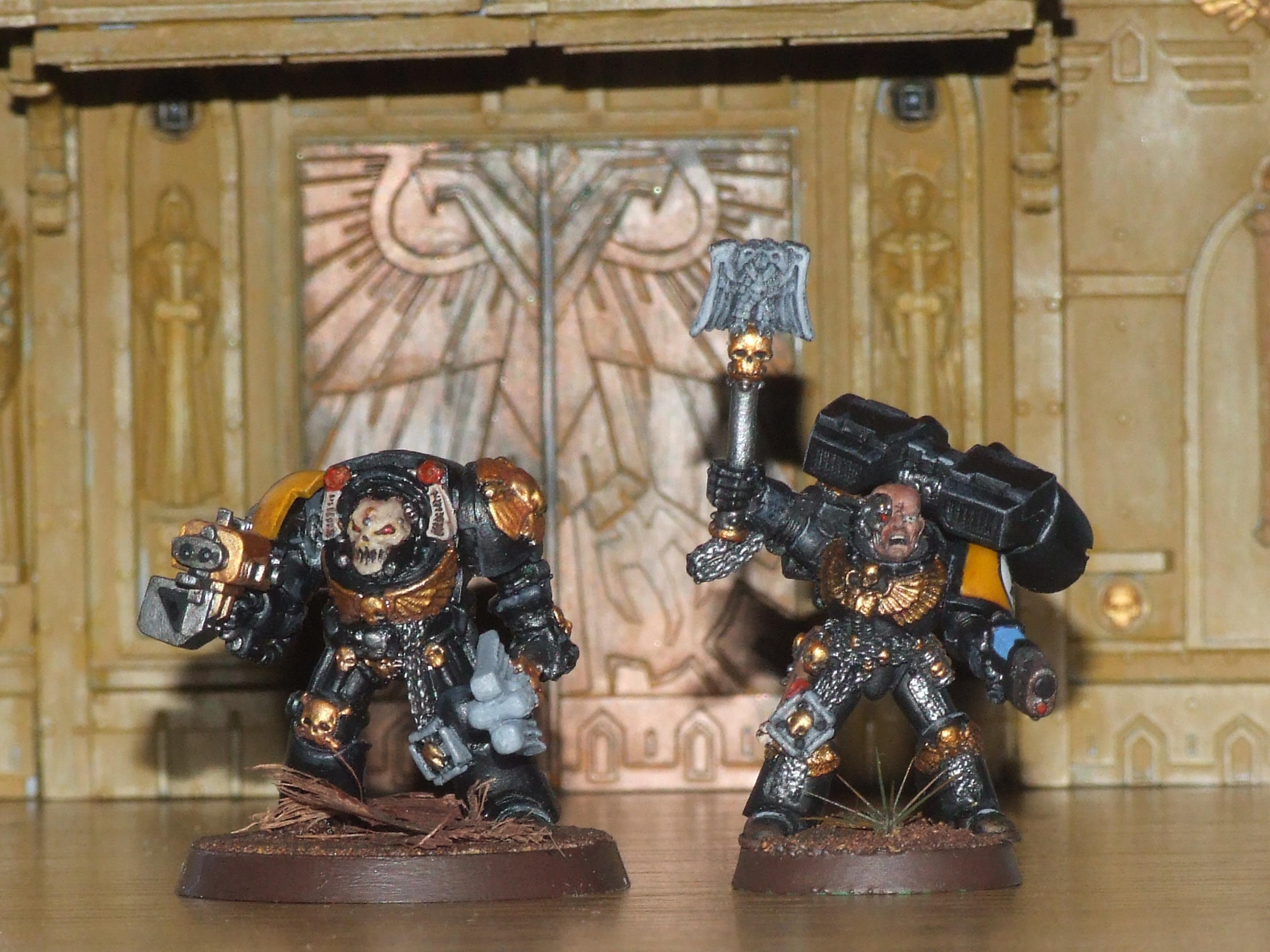 Chaplain, Imperial Fists, Jump Pack, Power Armour, Terminator Armor