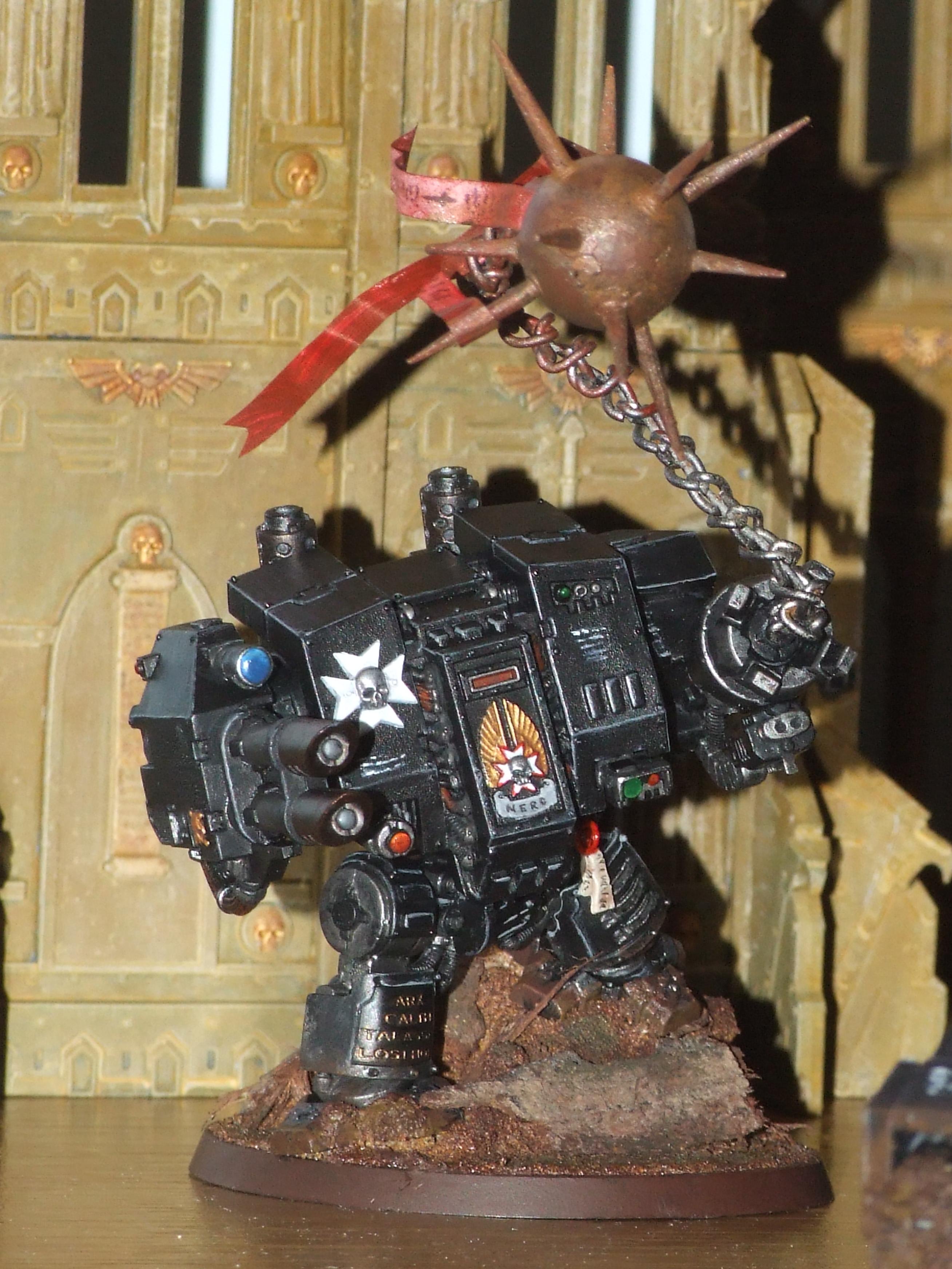 Black Templars, Dreadnought, Flail, Lascannon, Mace, Morning Star