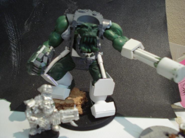 Orks, Warboss, Warhammer 40,000, Work In Progress