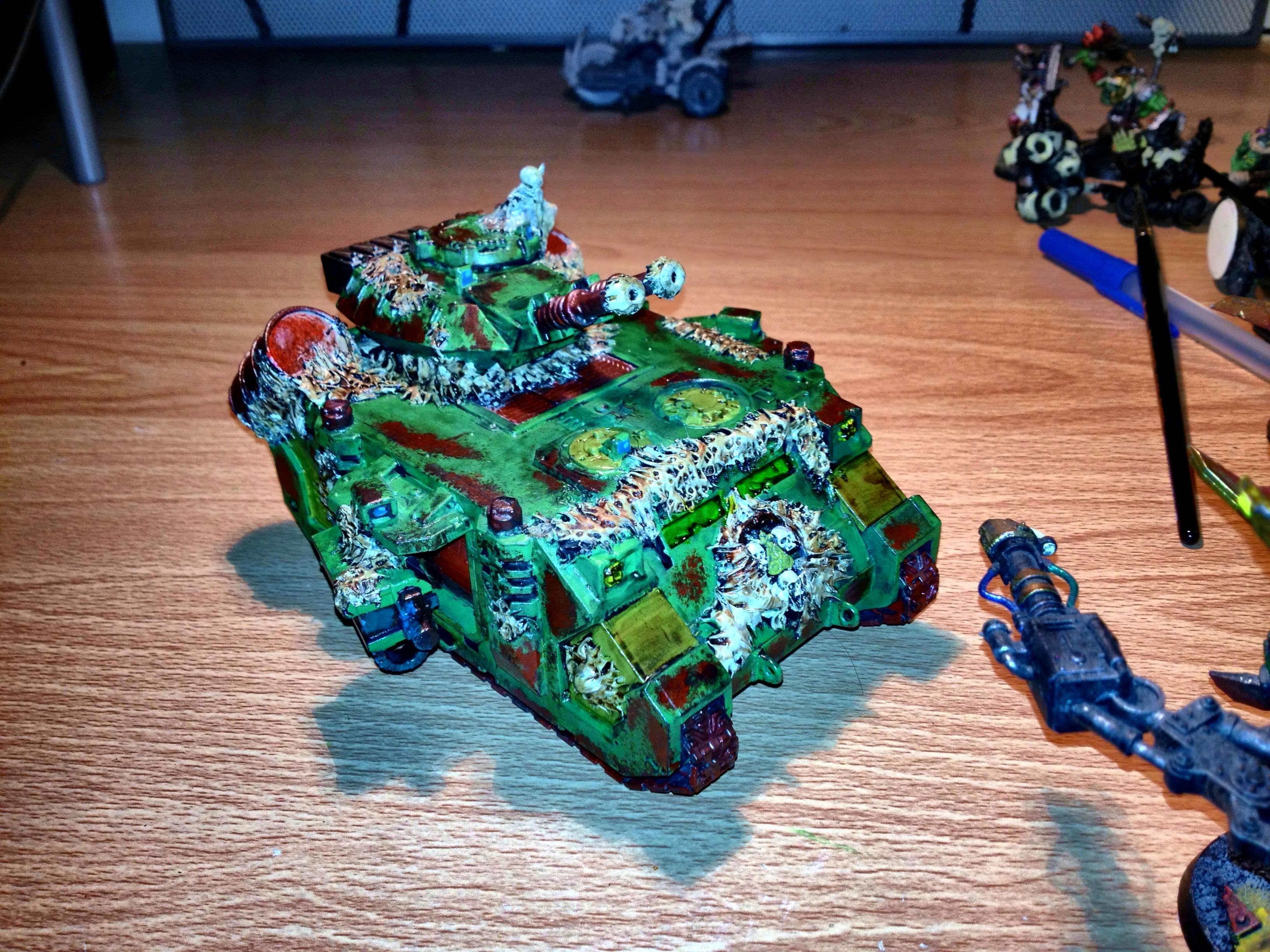 Chaos Space Marines, Nurgle, Predator, Warhammer 40,000