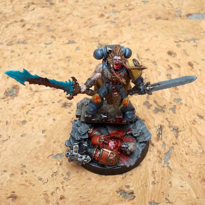 Conversion, Daemonweapon, Fallen Wolf, Khorne, Renegade, Space Wolves, Warhammer 40,000, World Eaters