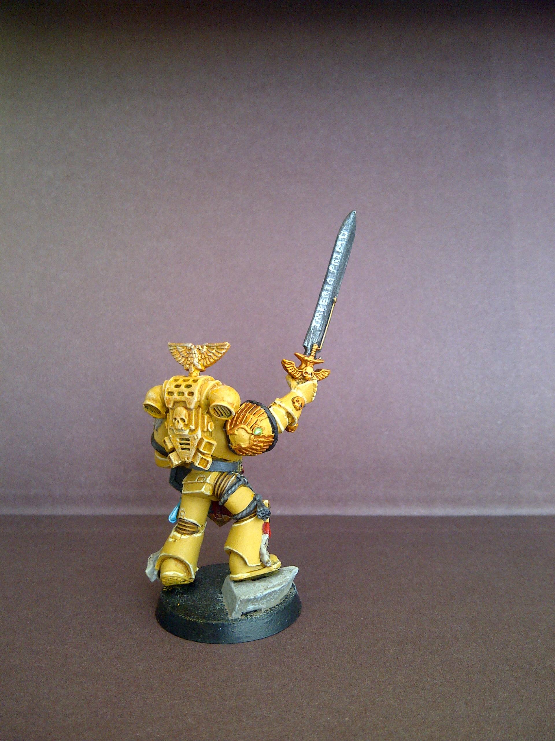 Company Champion from rear (Sword Detail)