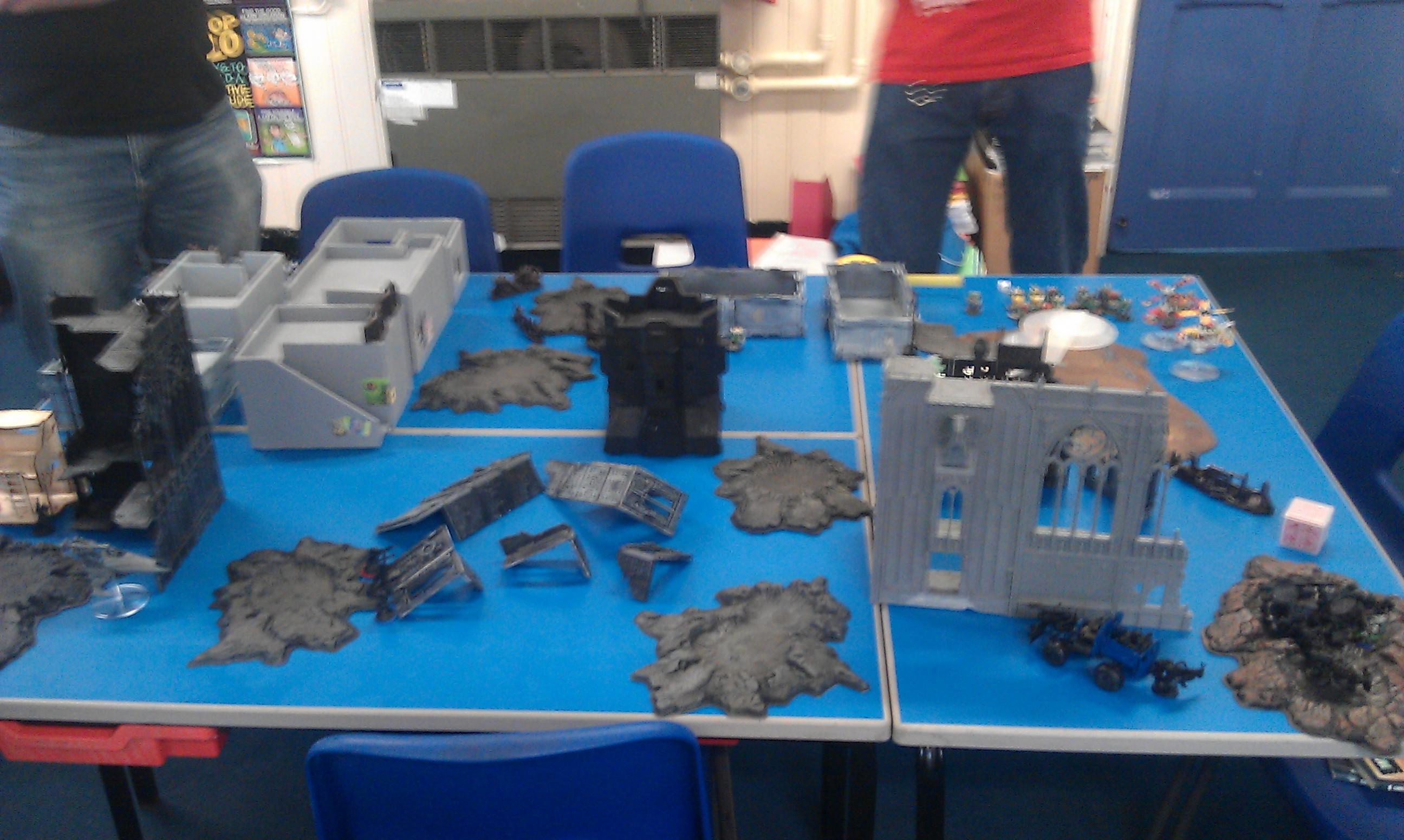 table set up